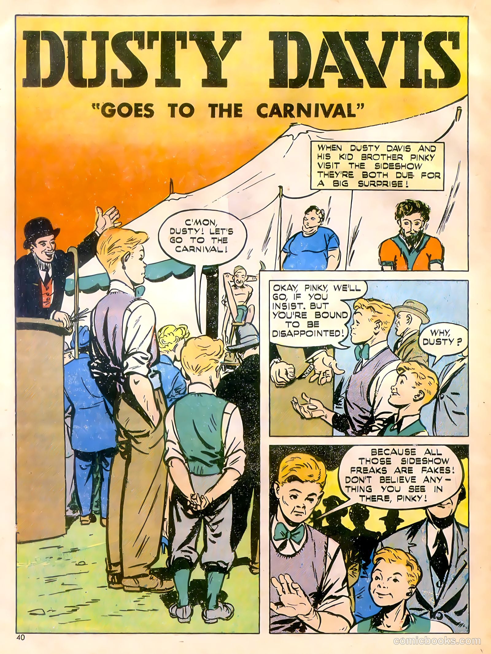 Calling All Boys #6 (1946) — page 40