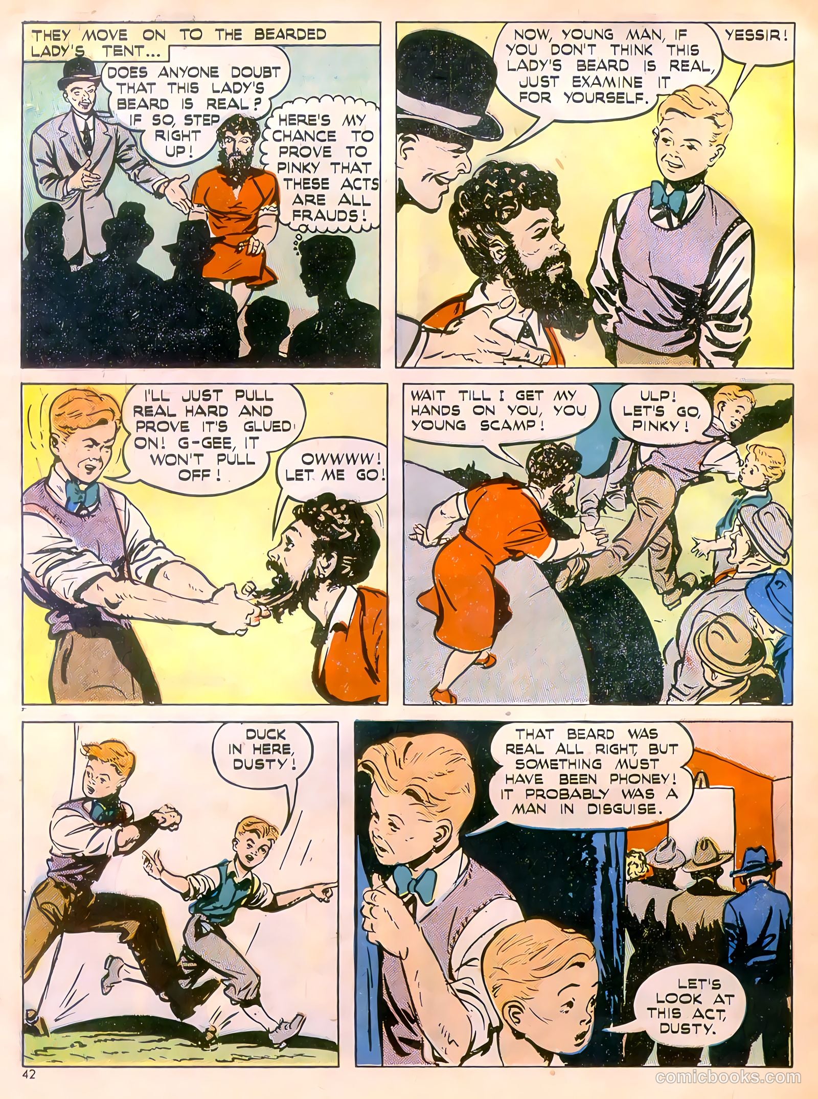 Calling All Boys #6 (1946) — page 42