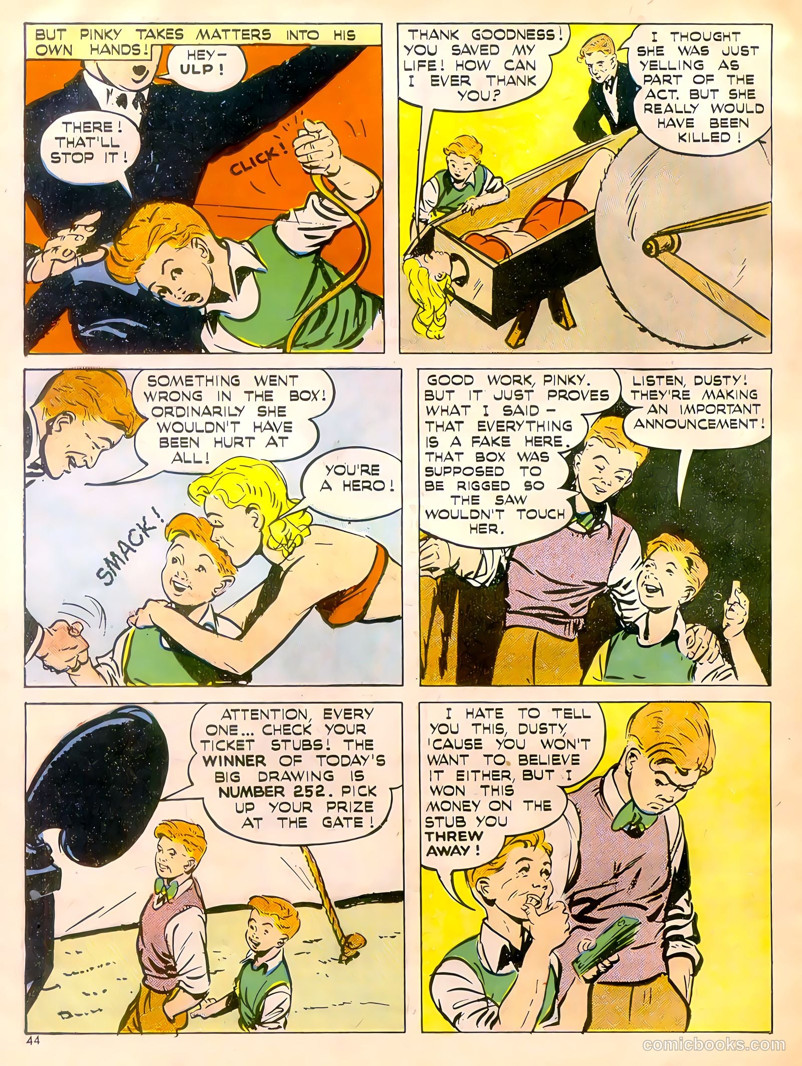Calling All Boys #6 (1946) — page 44