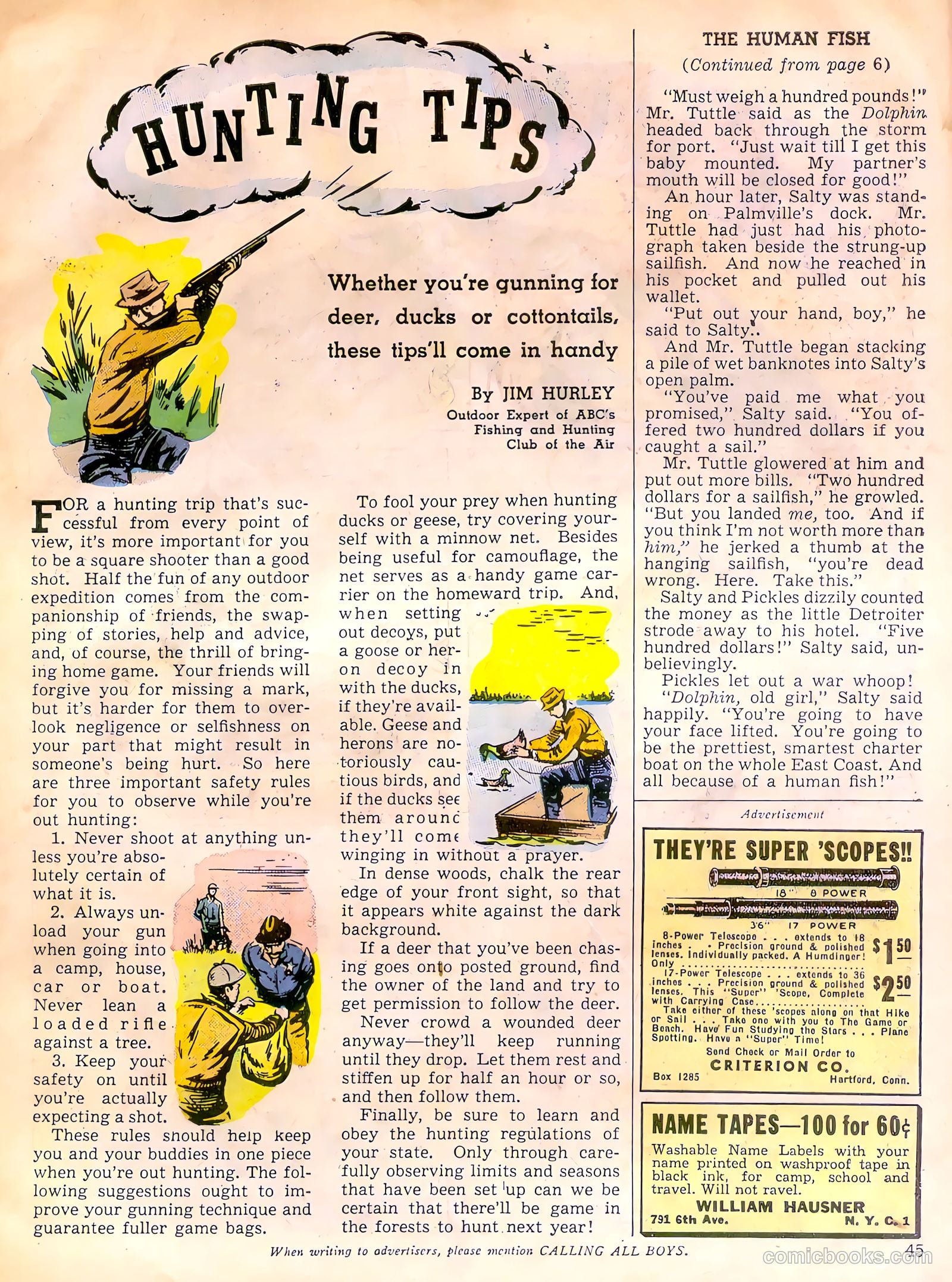 Calling All Boys #6 (1946) — page 45