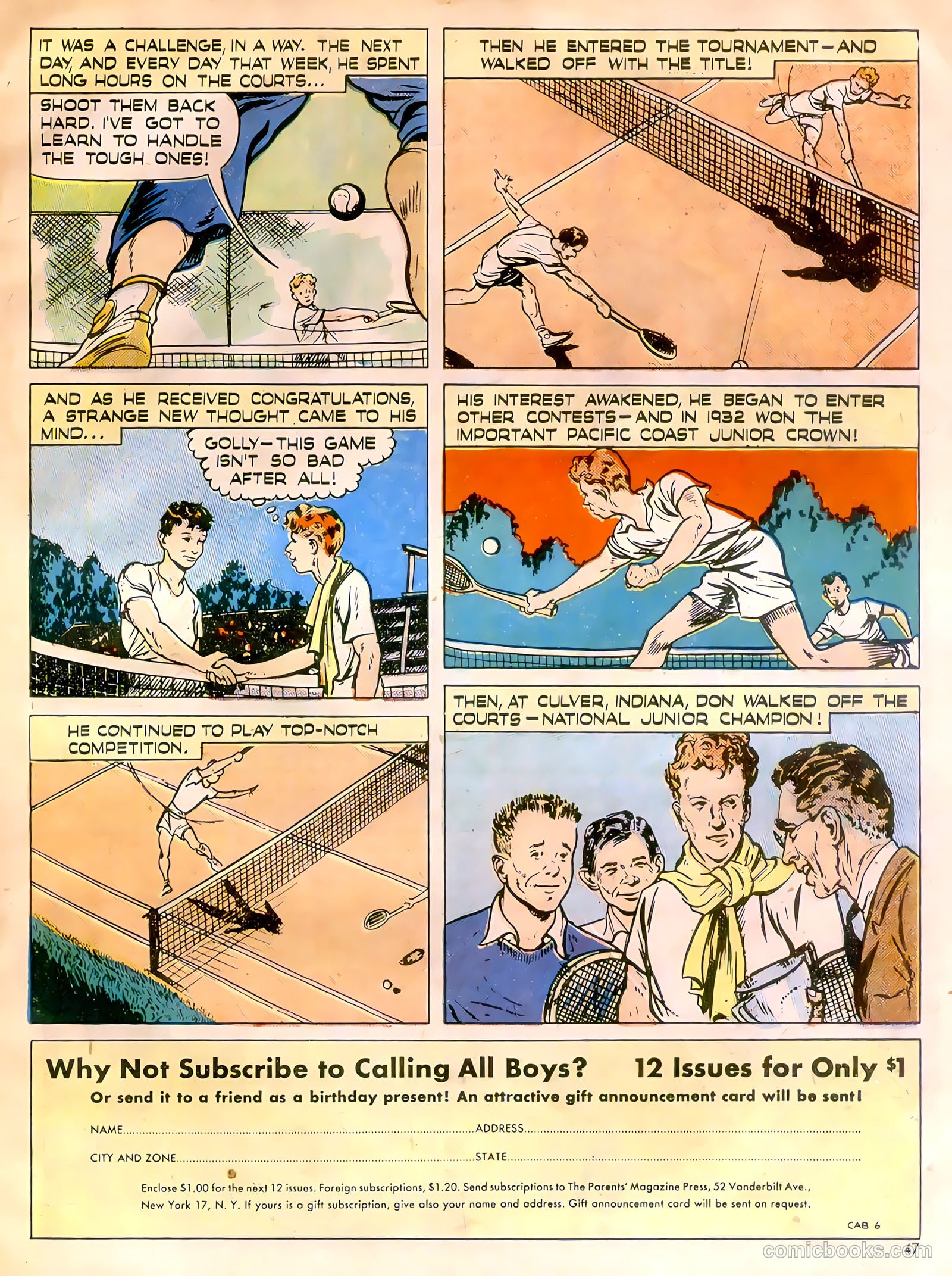 Calling All Boys #6 (1946) — page 47