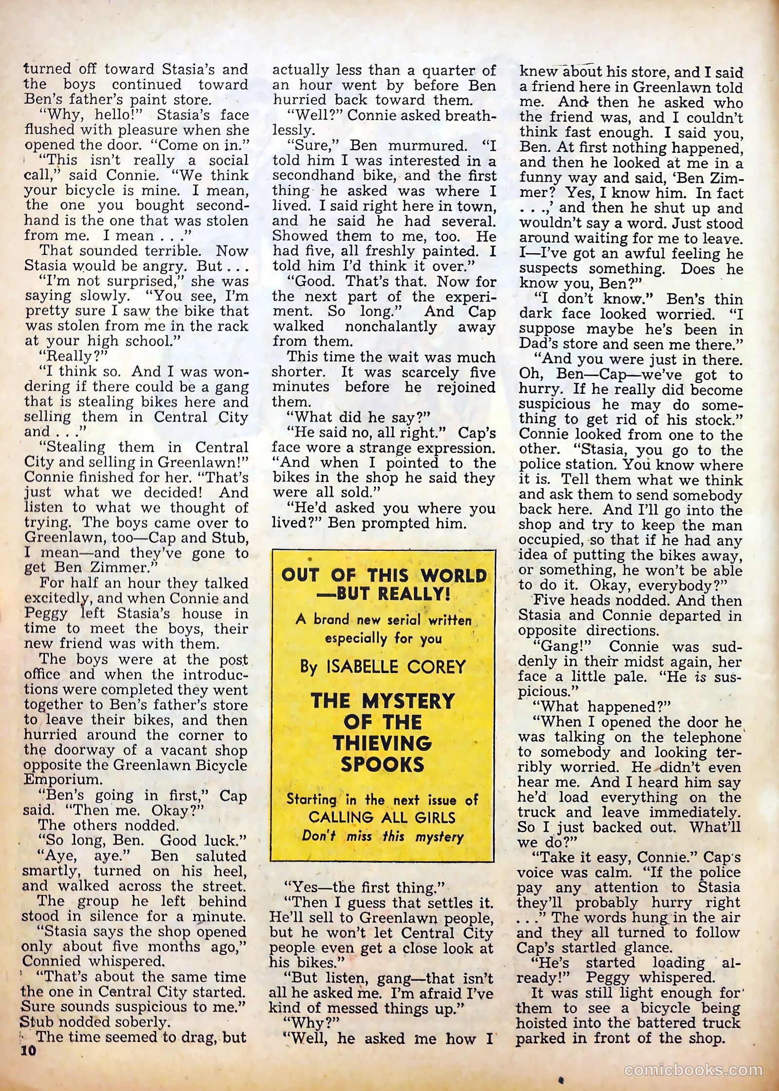 Calling All Girls #19 (1956) — page 10 of 59