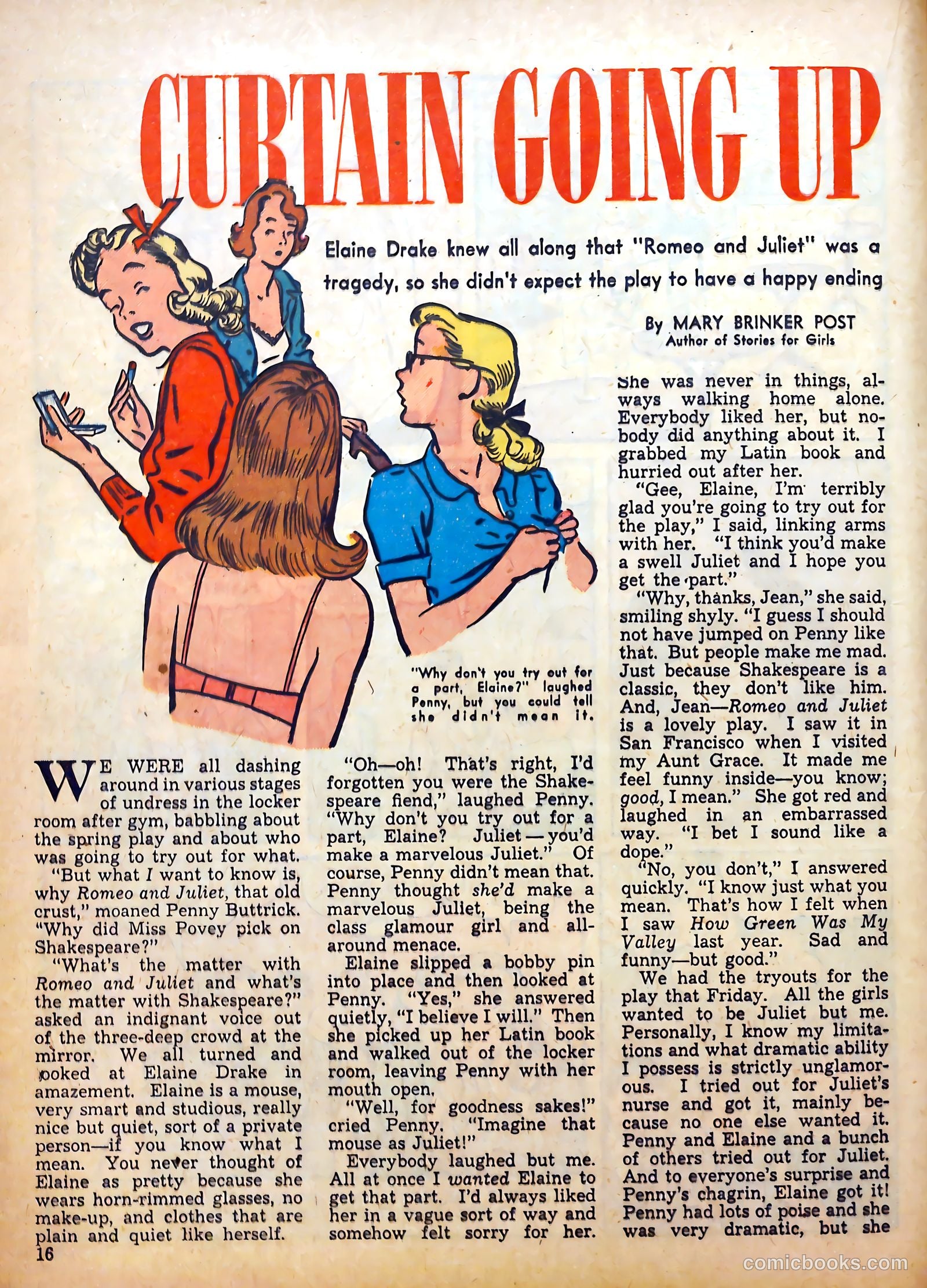 Calling All Girls #19 (1956) — page 16 of 59