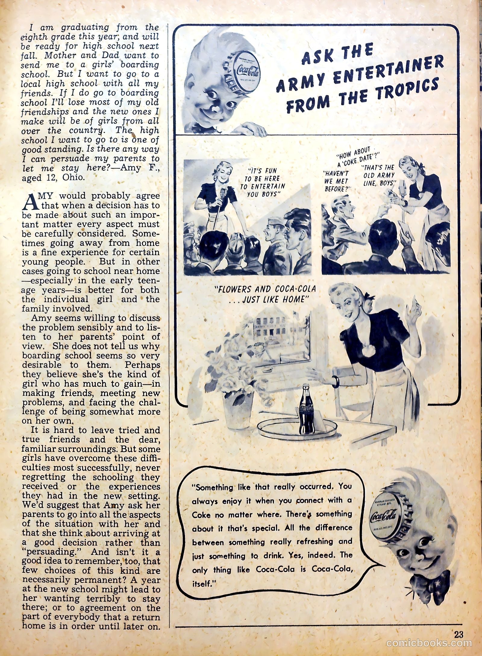 Calling All Girls #19 (1956) — page 23 of 59