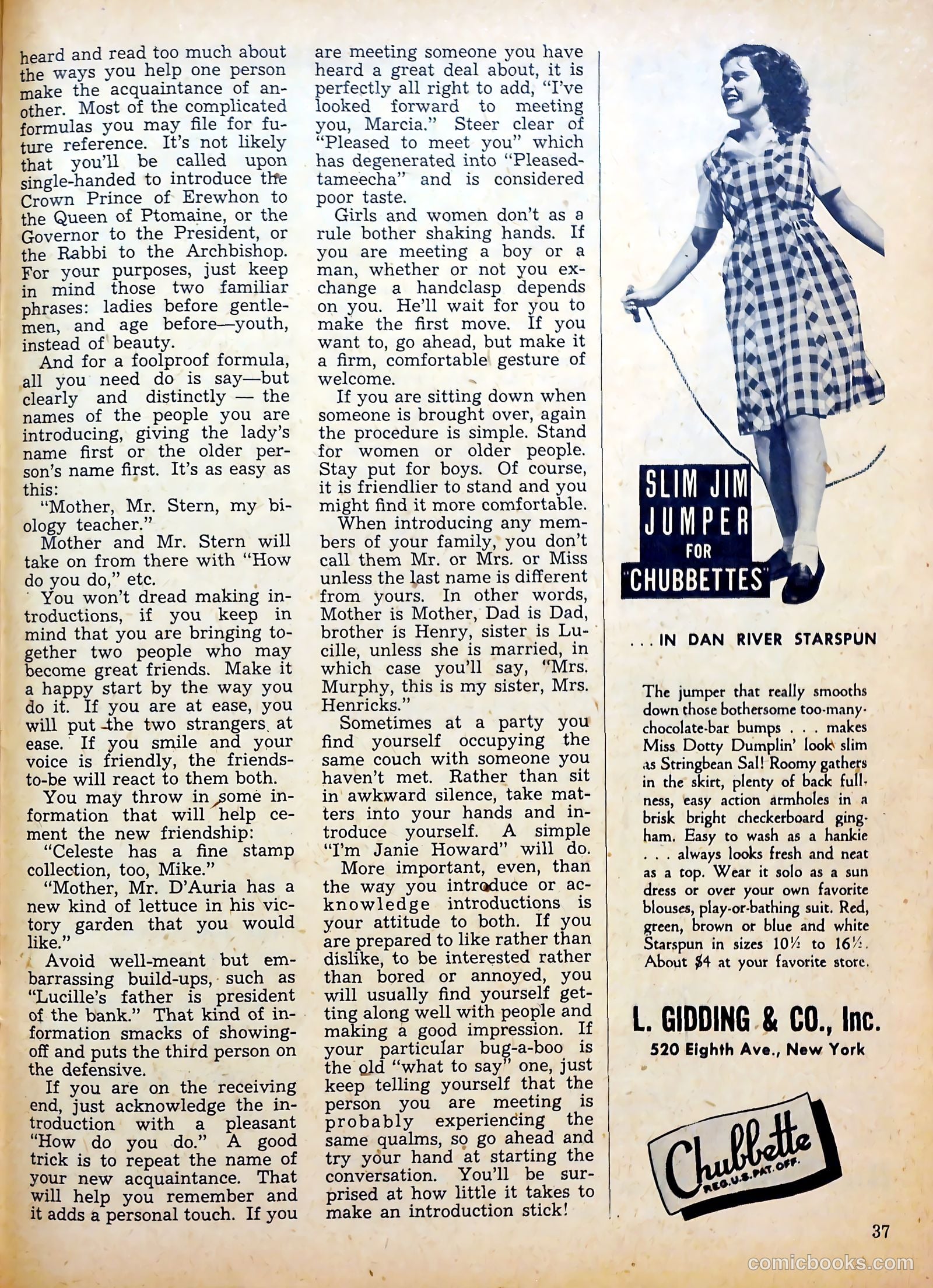 Calling All Girls #19 (1956) — page 36 of 59