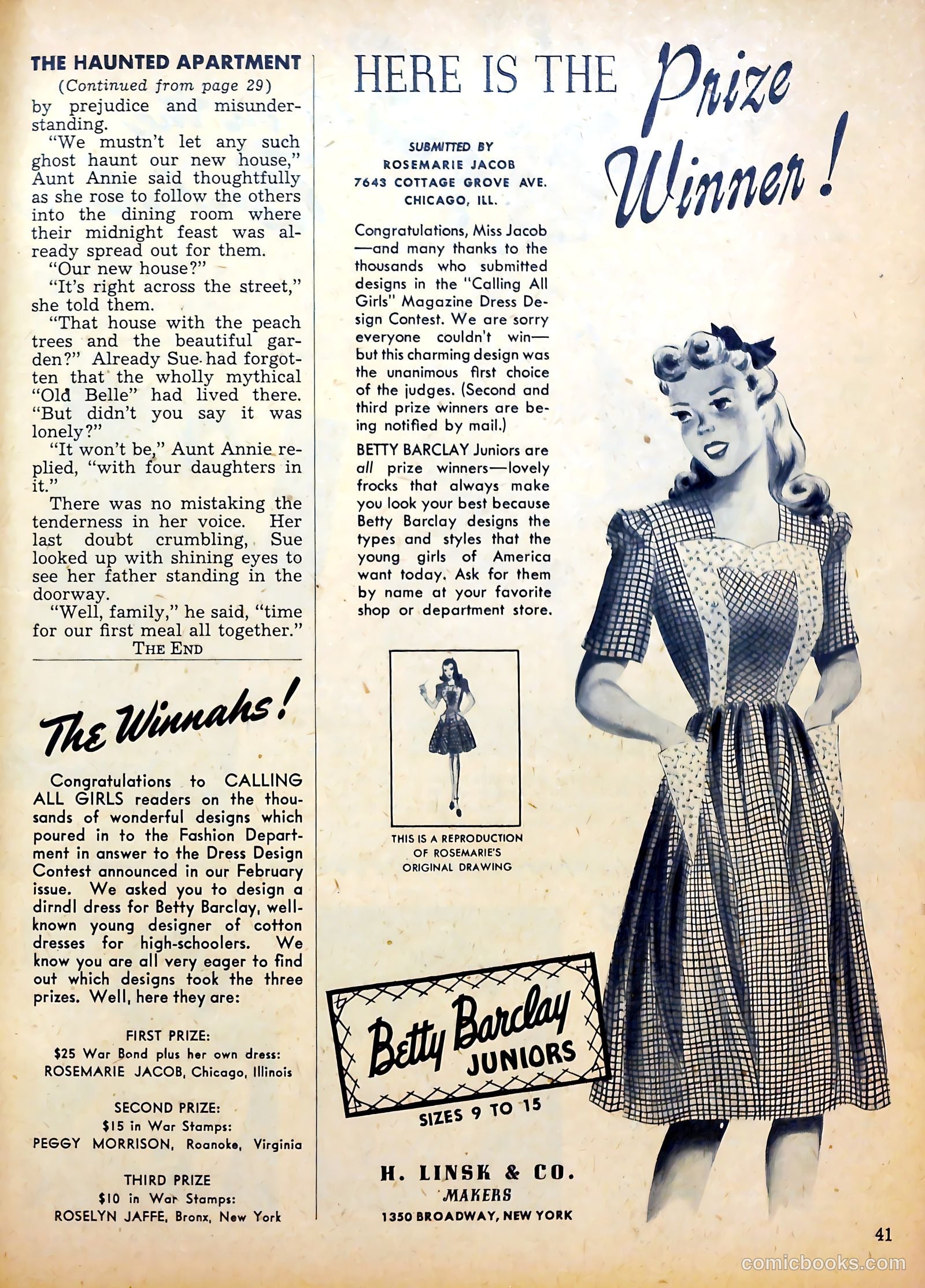 Calling All Girls #19 (1956) — page 40 of 59