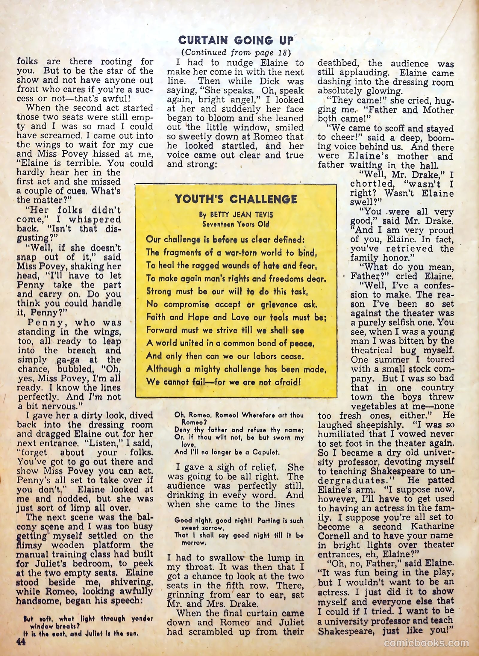 Calling All Girls #19 (1956) — page 43 of 59