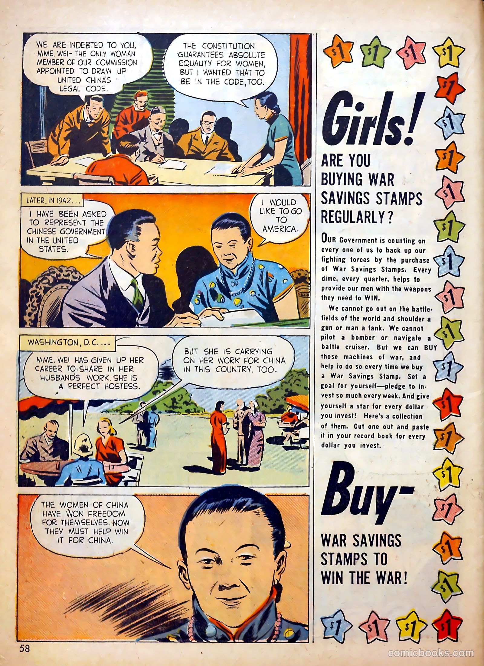 Calling All Girls #19 (1956) — page 57 of 59
