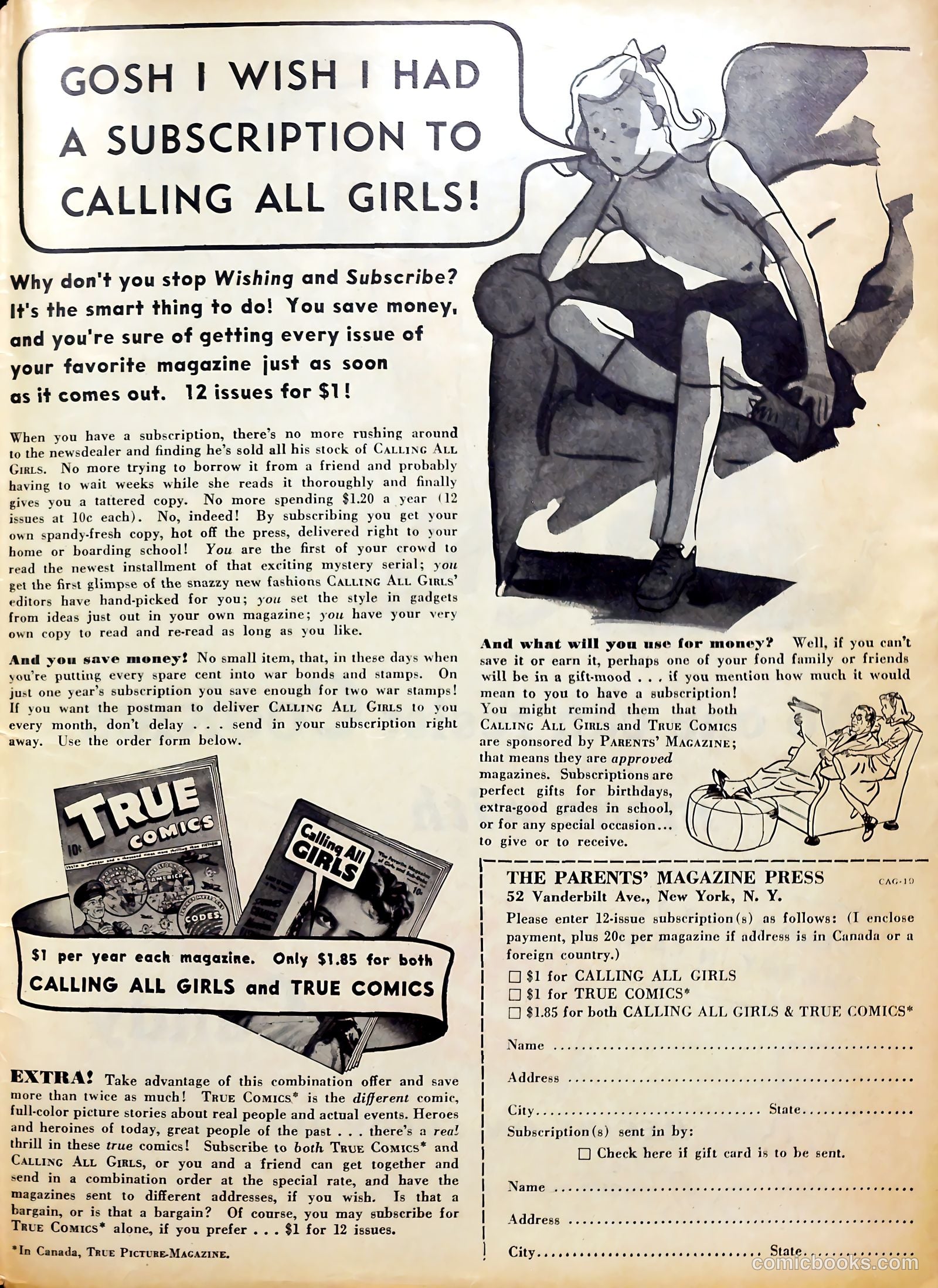 Calling All Girls #19 (1956) — page 58 of 59