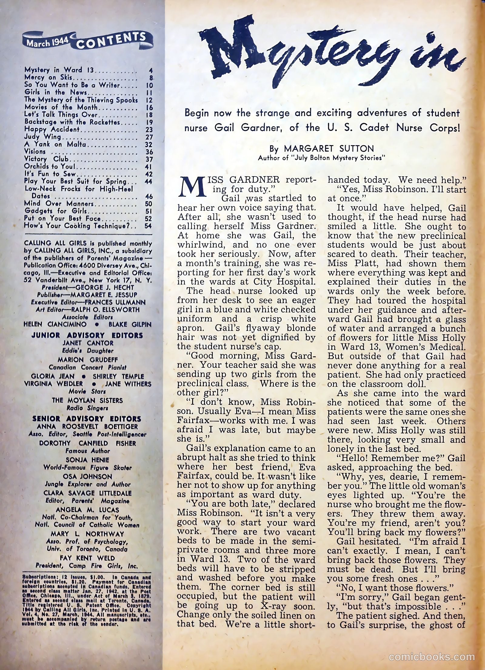 Calling All Girls #27 (1957) — page 4 of 58