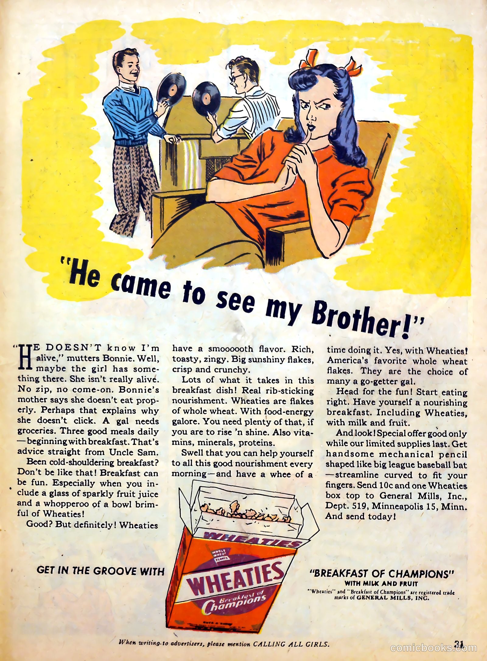Calling All Girls #27 (1957) — page 29 of 58
