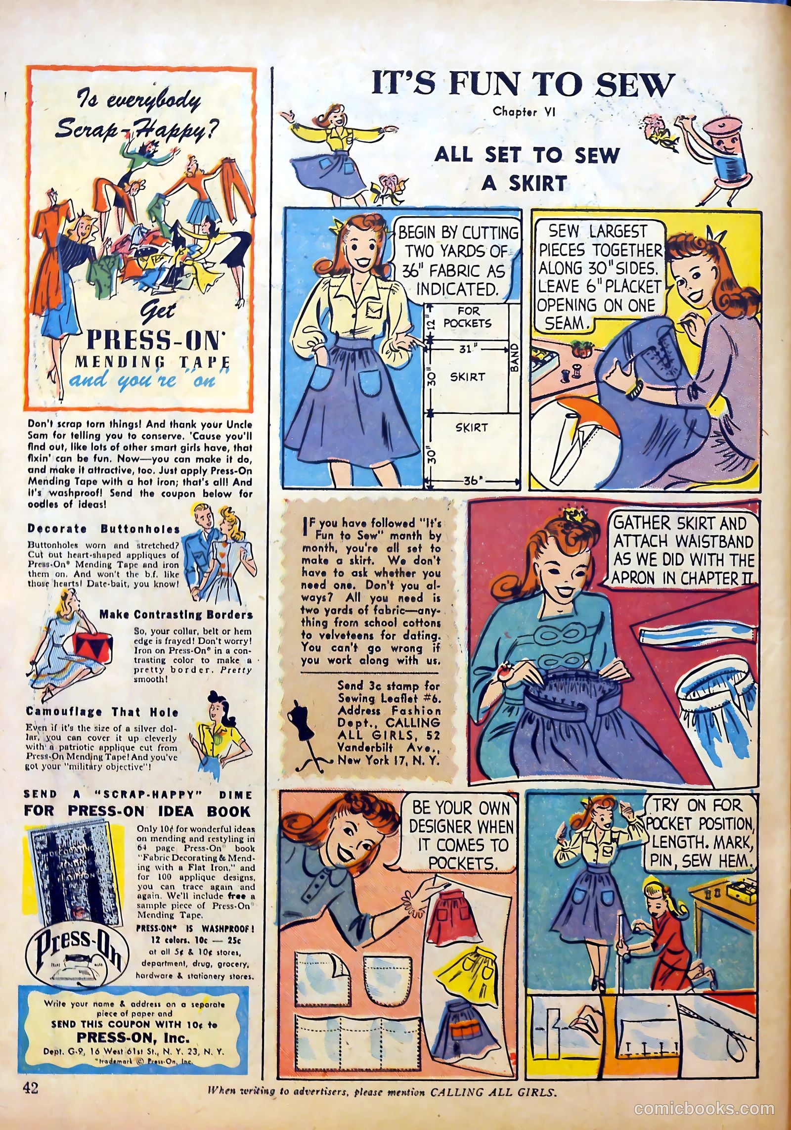 Calling All Girls #27 (1957) — page 40 of 58