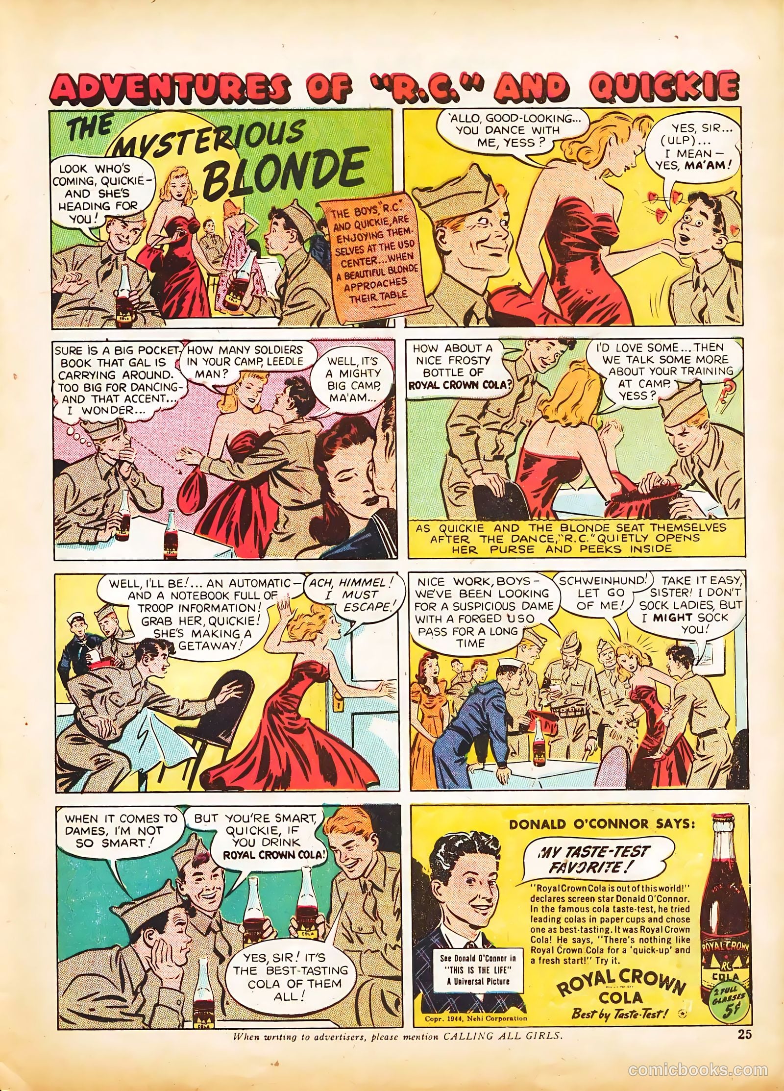 Calling All Girls #31 (1944) — page 25