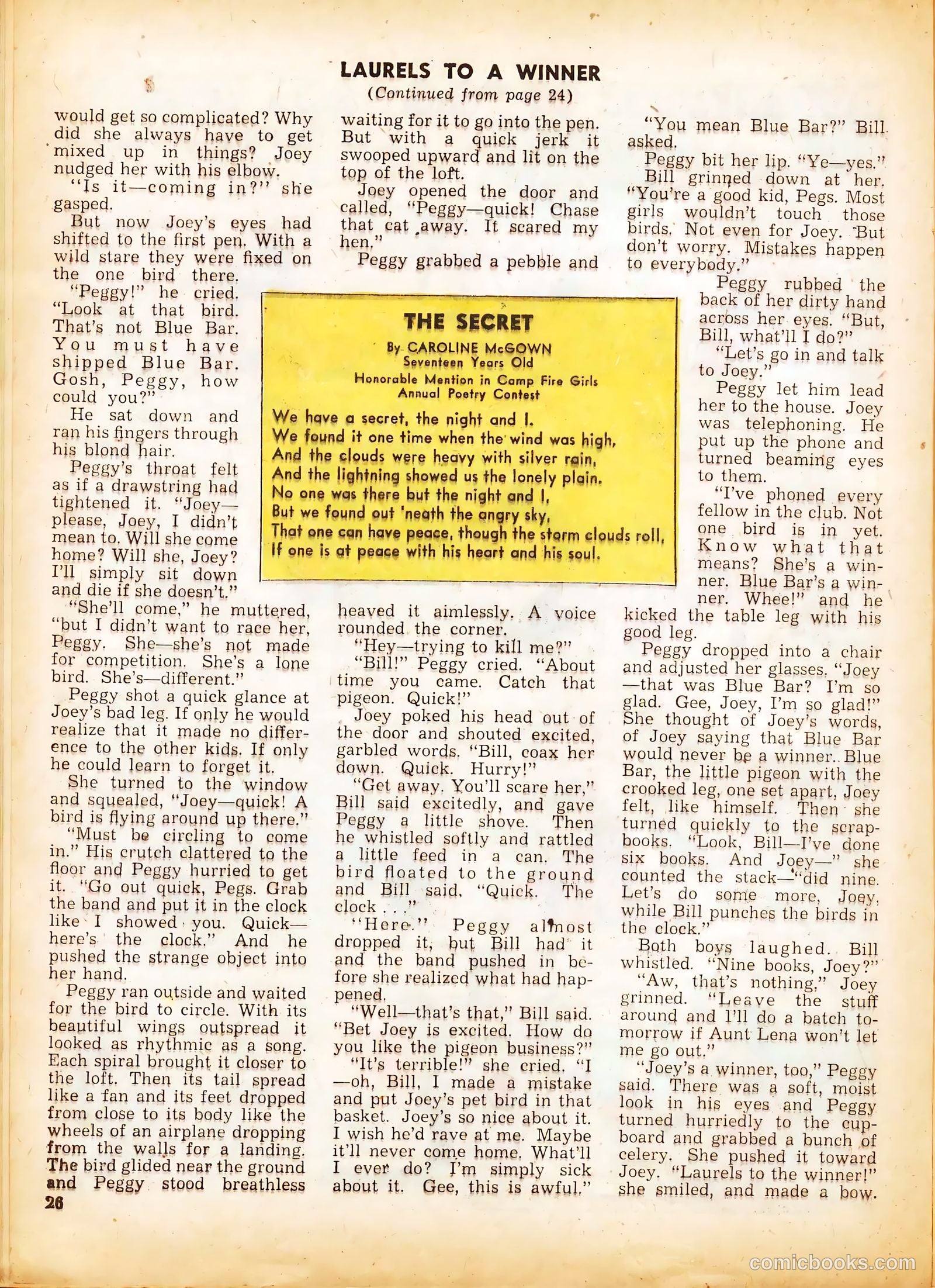 Calling All Girls #31 (1944) — page 26