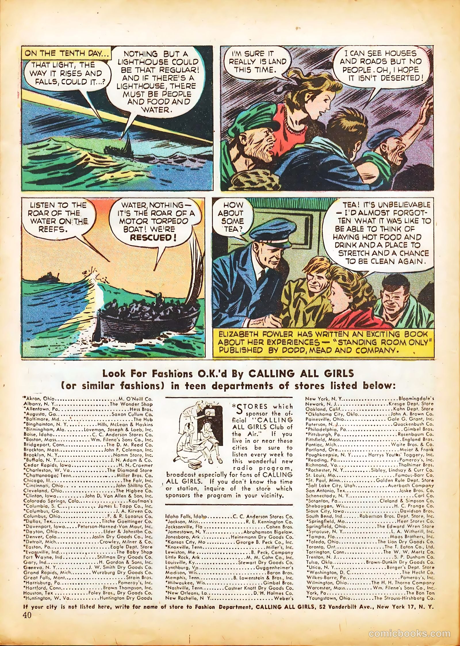 Calling All Girls #31 (1944) — page 40