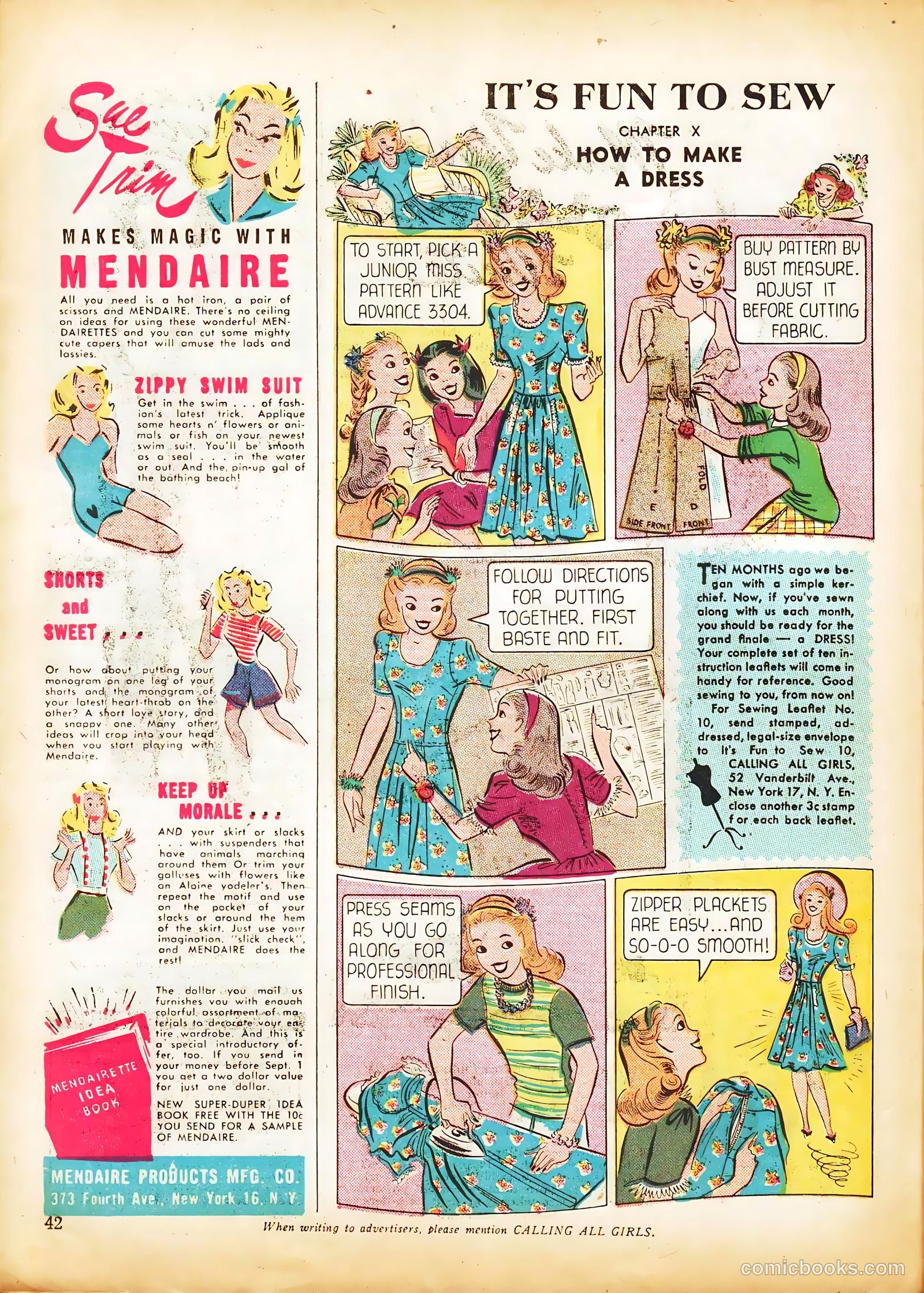 Calling All Girls #31 (1944) — page 42