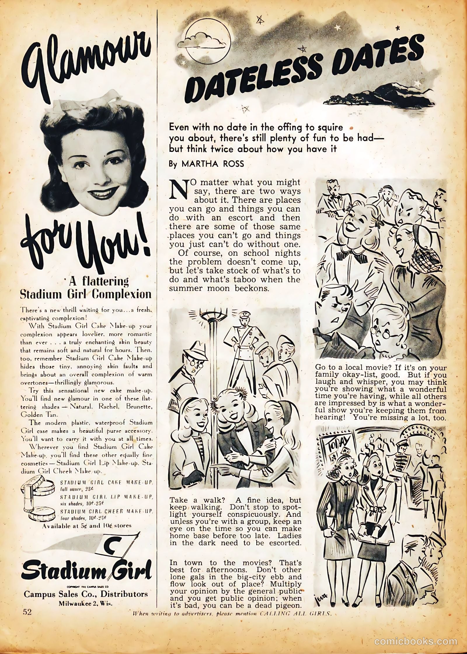 Calling All Girls #31 (1944) — page 52