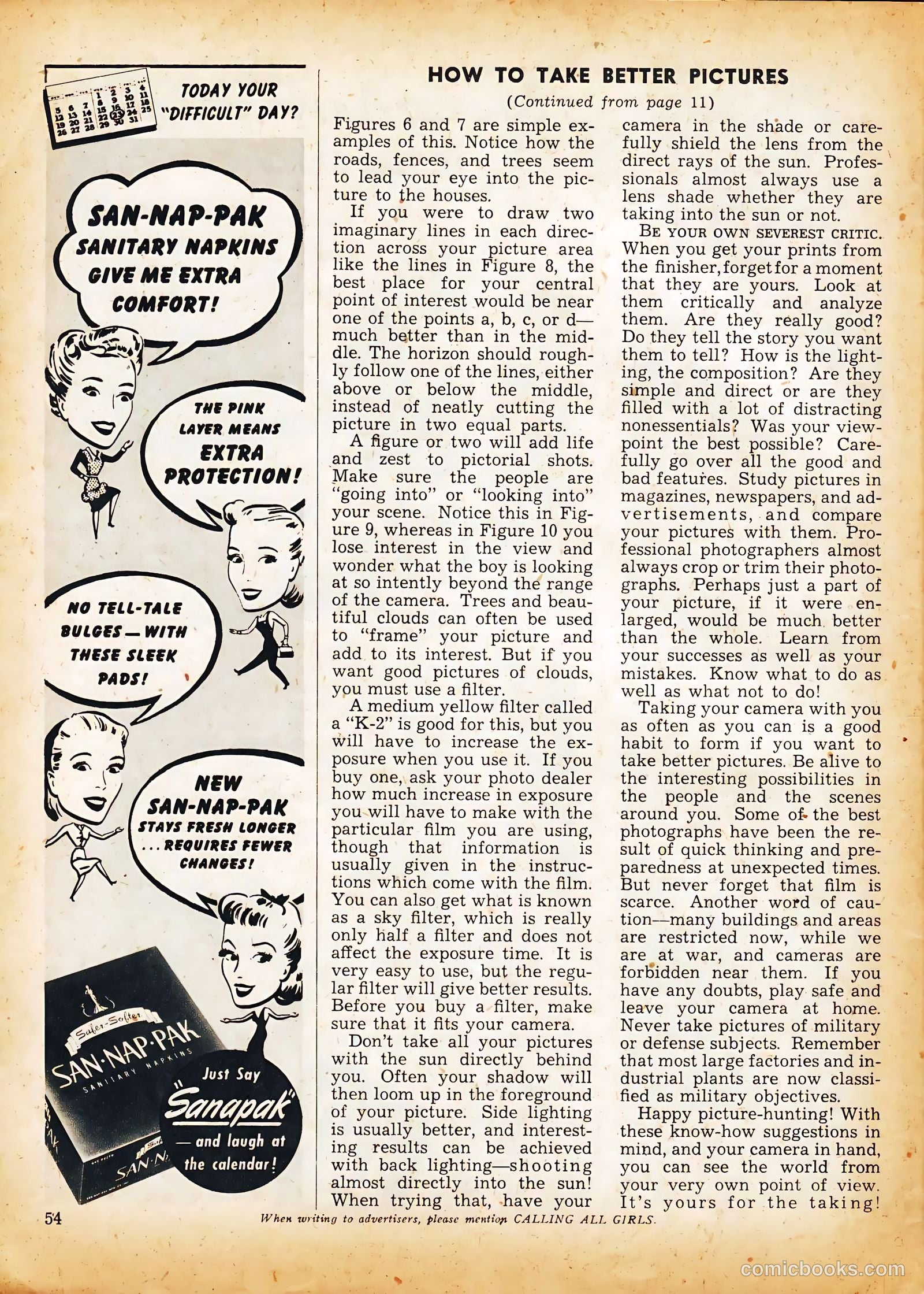 Calling All Girls #31 (1944) — page 54