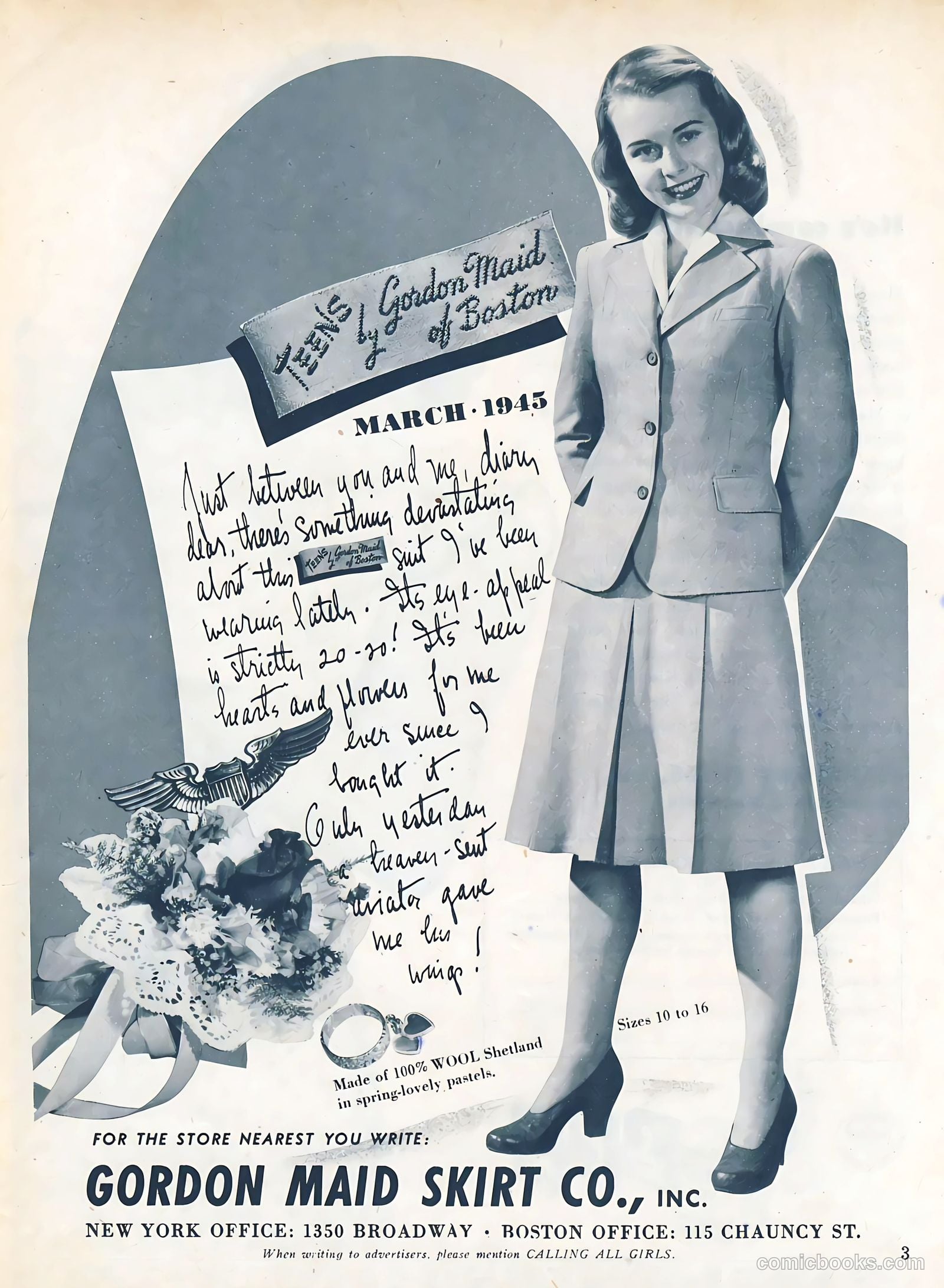 Calling All Girls #37 (1945, Parents' Magazine Press) — page 3 of 74