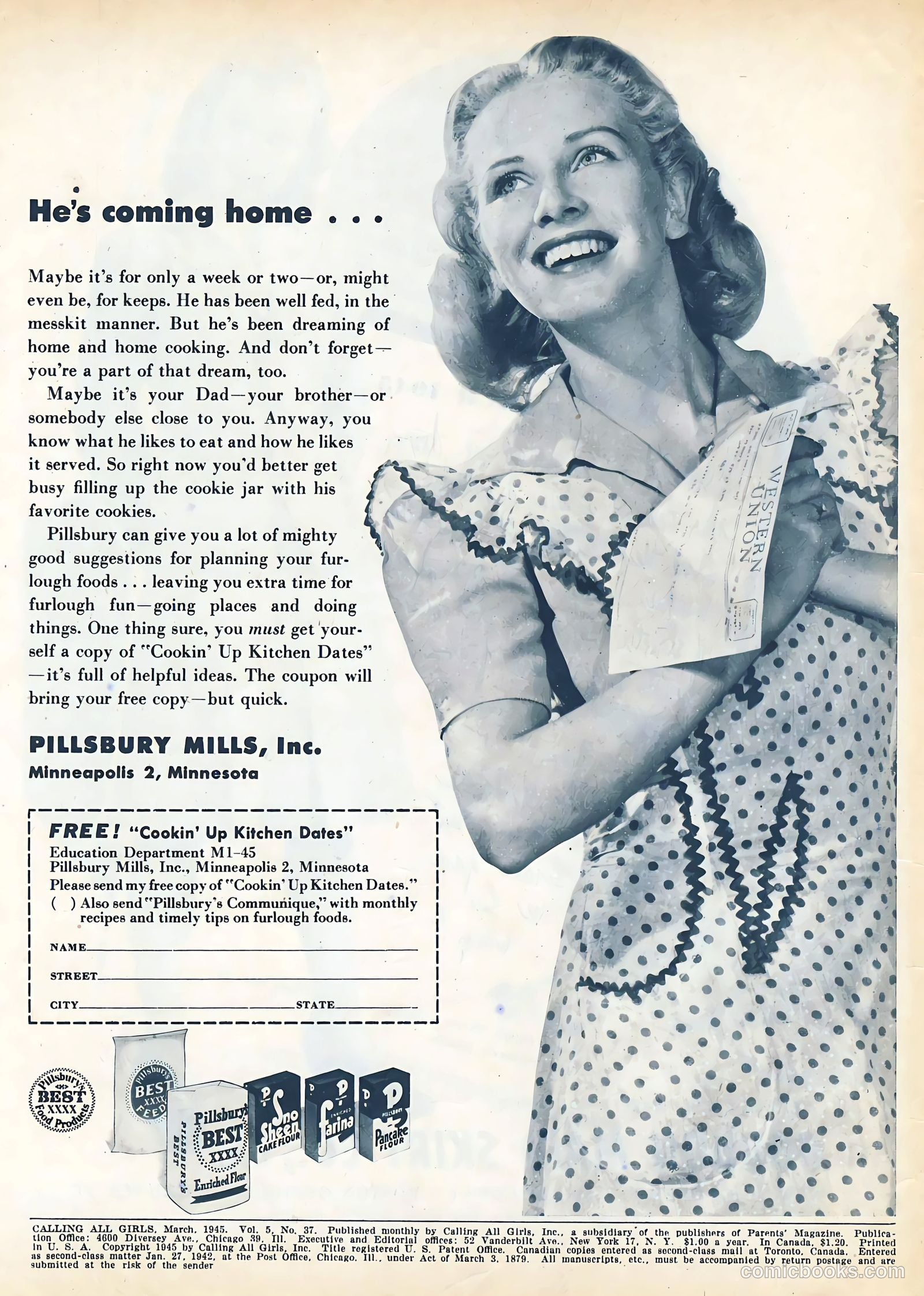 Calling All Girls #37 (1945, Parents' Magazine Press) — page 4 of 74