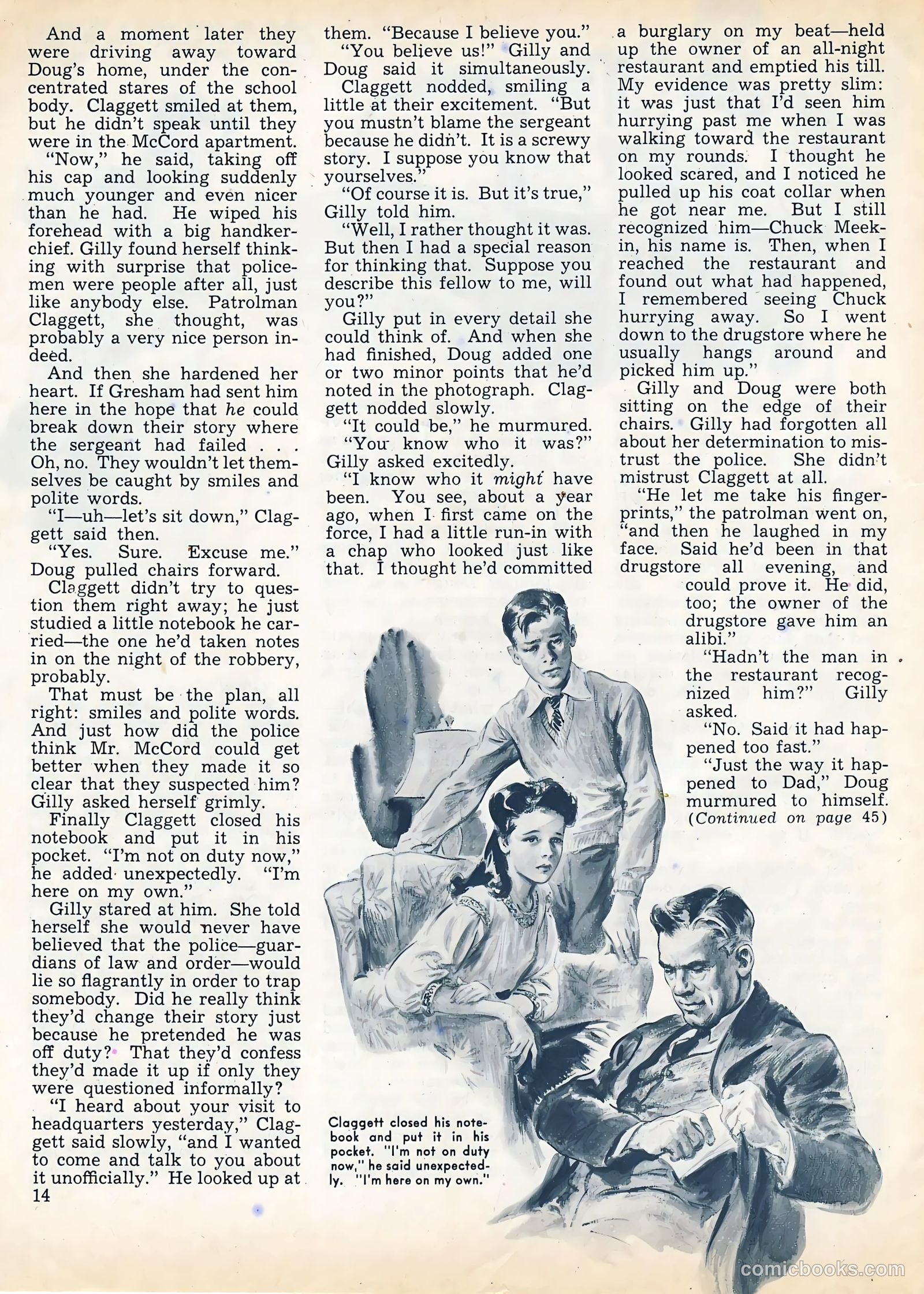 Calling All Girls #37 (1945, Parents' Magazine Press) — page 14 of 74