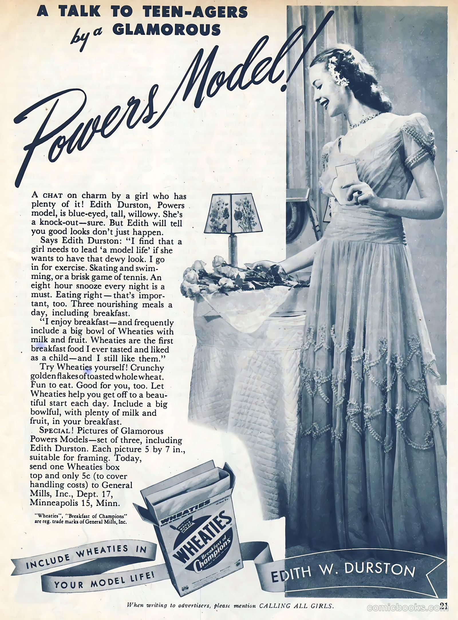 Calling All Girls #37 (1945, Parents' Magazine Press) — page 21 of 74