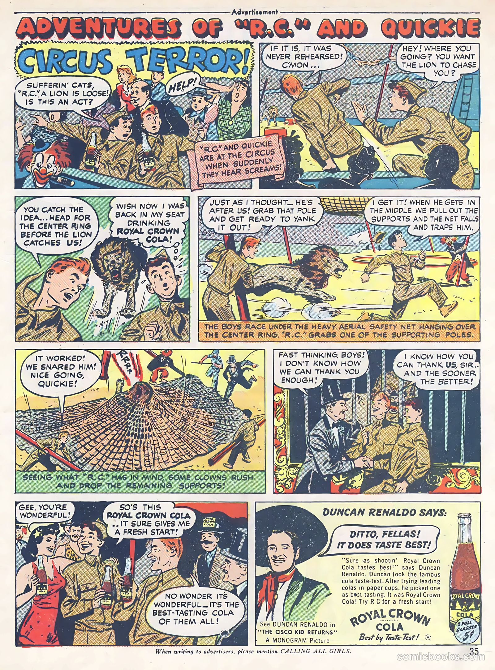 Calling All Girls #37 (1945, Parents' Magazine Press) — page 35 of 74