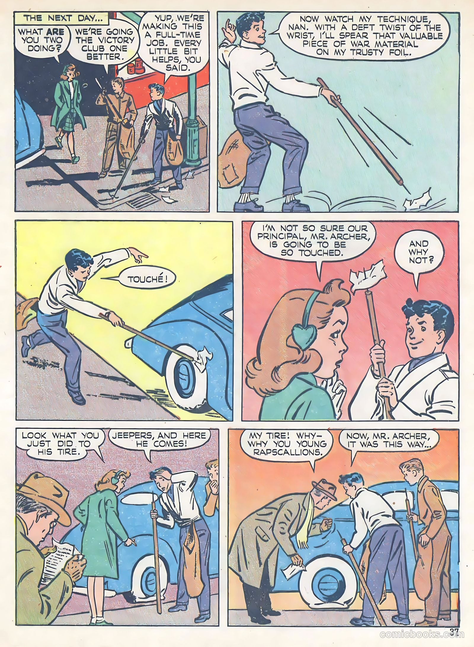 Calling All Girls #37 (1945, Parents' Magazine Press) — page 37 of 74
