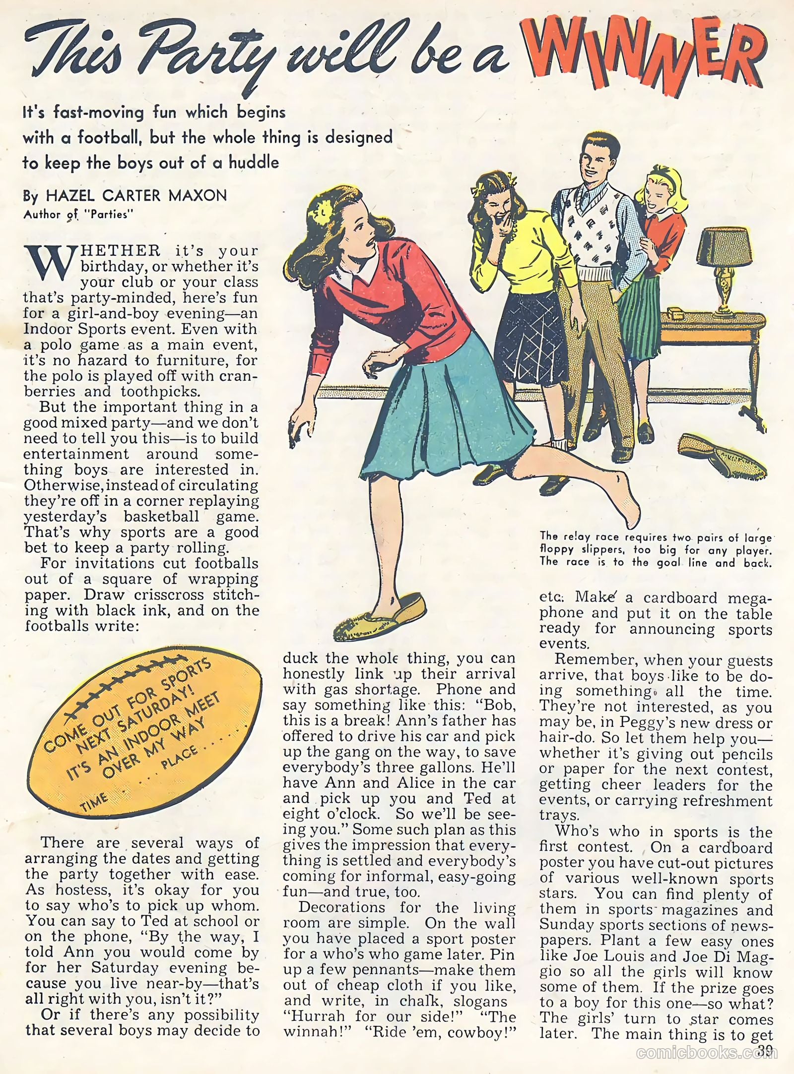 Calling All Girls #37 (1945, Parents' Magazine Press) — page 39 of 74