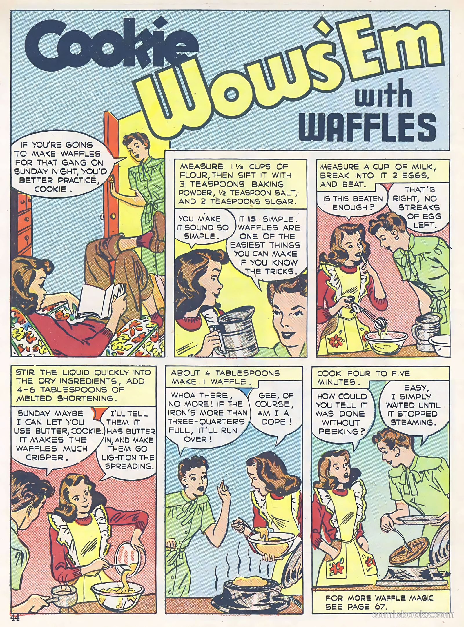 Calling All Girls #37 (1945, Parents' Magazine Press) — page 44 of 74