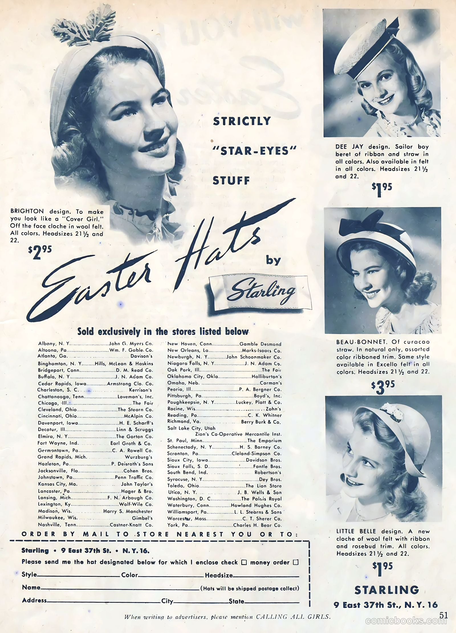 Calling All Girls #37 (1945, Parents' Magazine Press) — page 51 of 74
