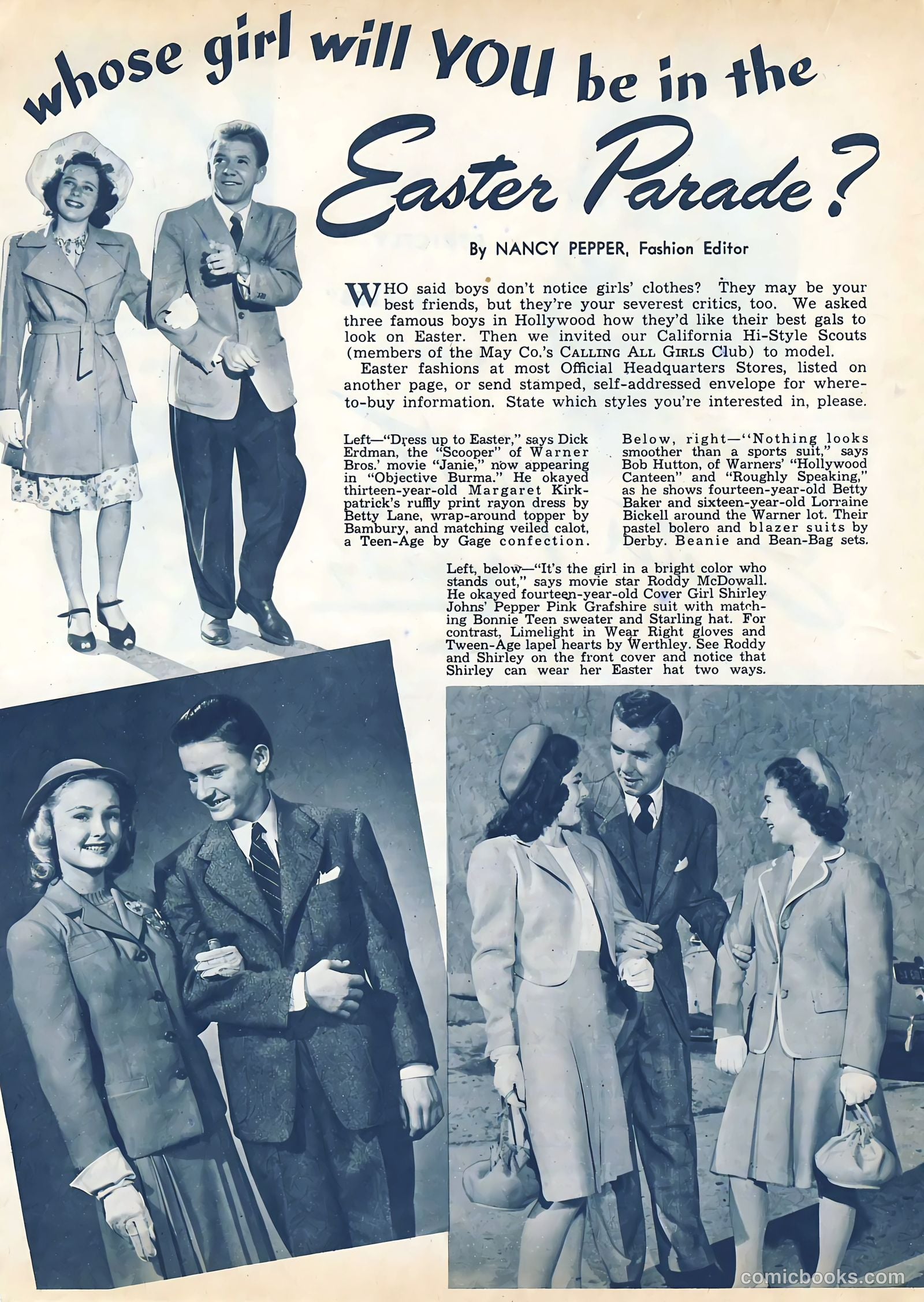 Calling All Girls #37 (1945, Parents' Magazine Press) — page 52 of 74