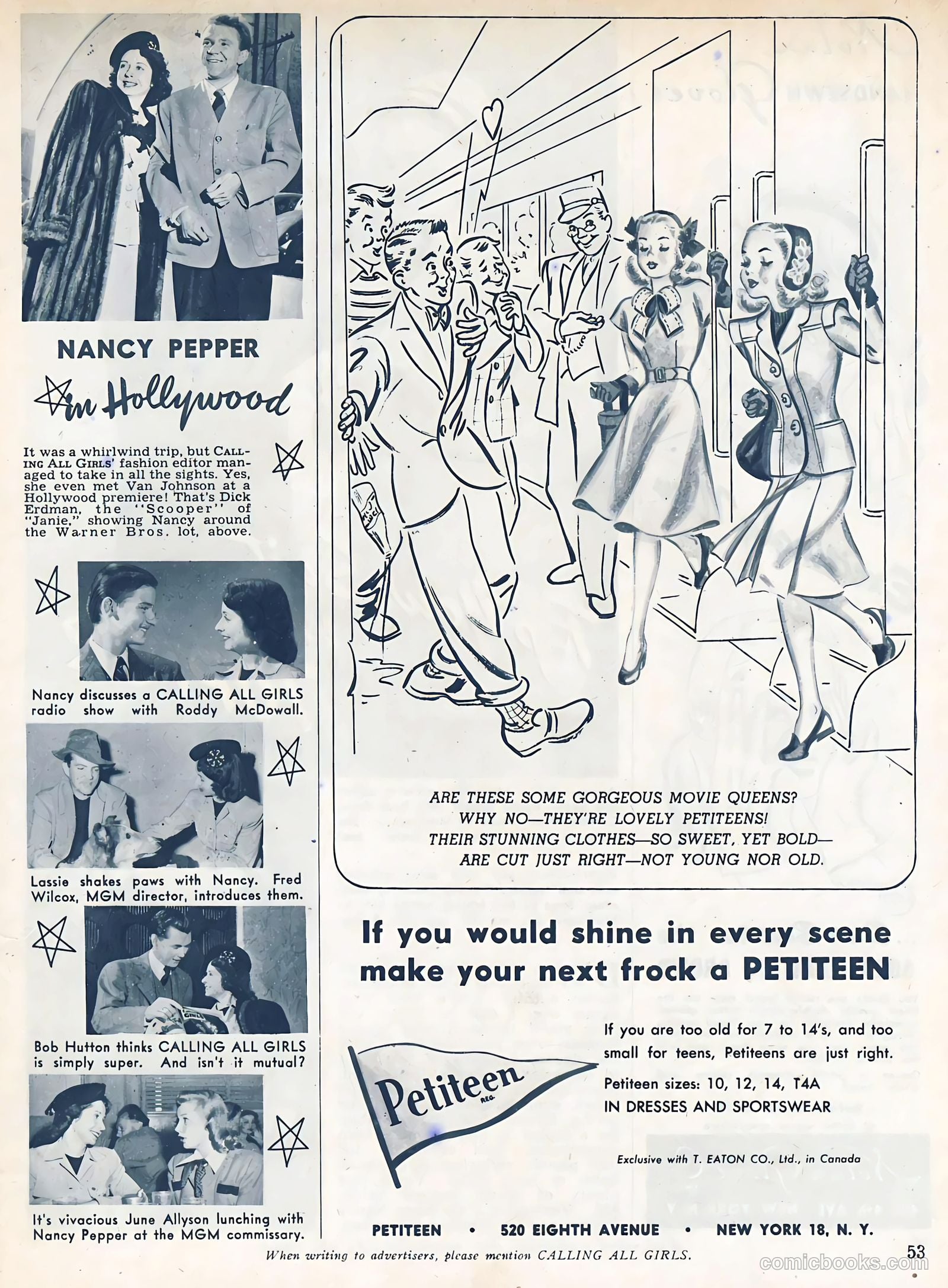 Calling All Girls #37 (1945, Parents' Magazine Press) — page 53 of 74