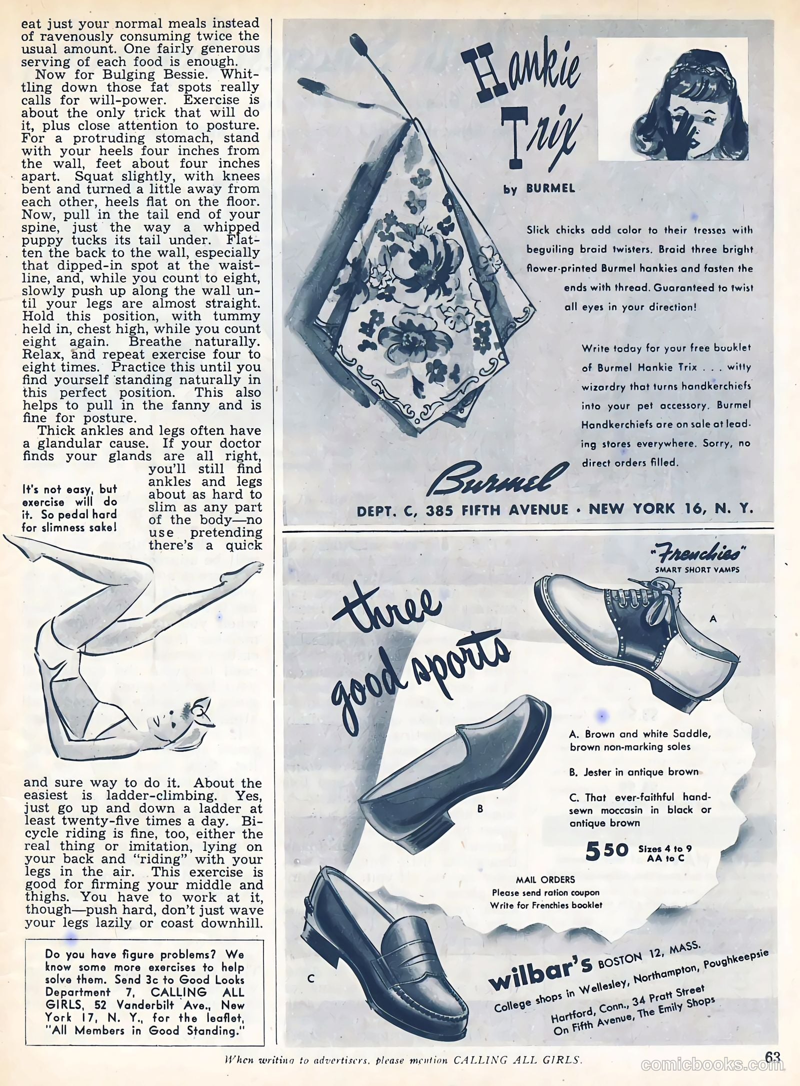 Calling All Girls #37 (1945, Parents' Magazine Press) — page 63 of 74