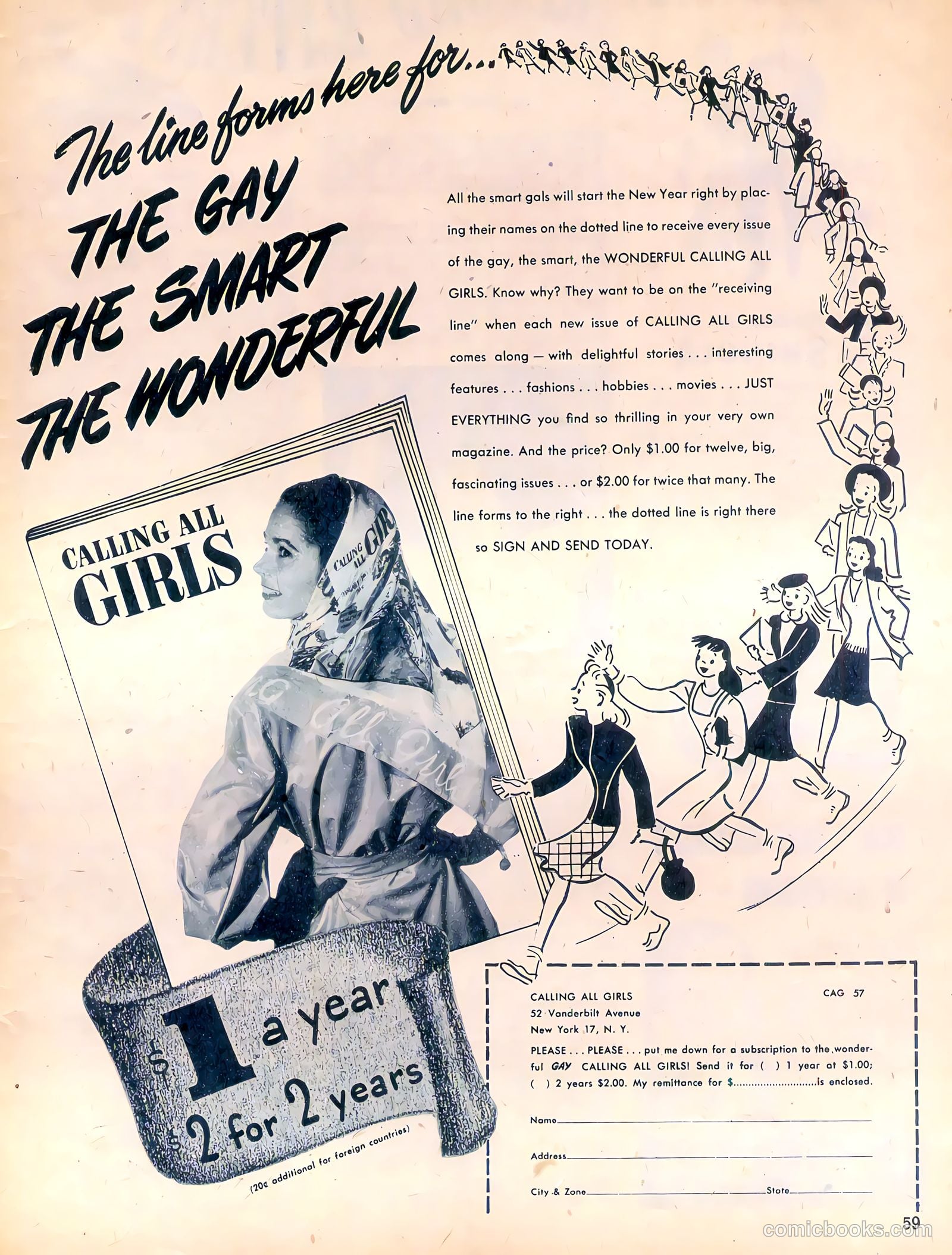 Calling All Girls #57 (1960) — page 59 of 68