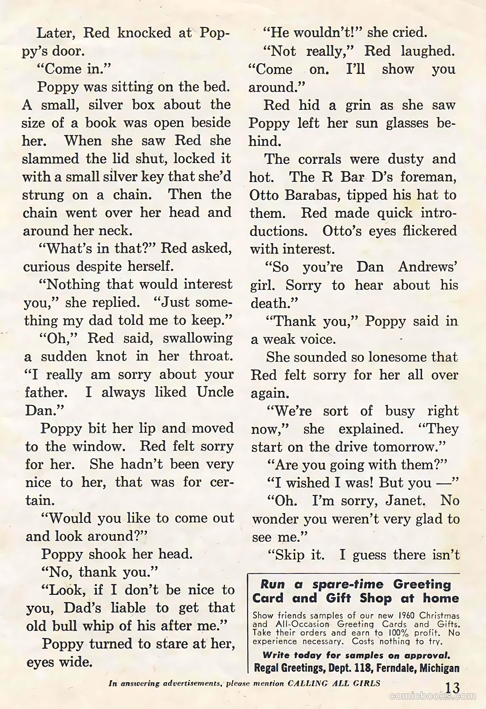 Calling All Girls #64 (1960) — page 13