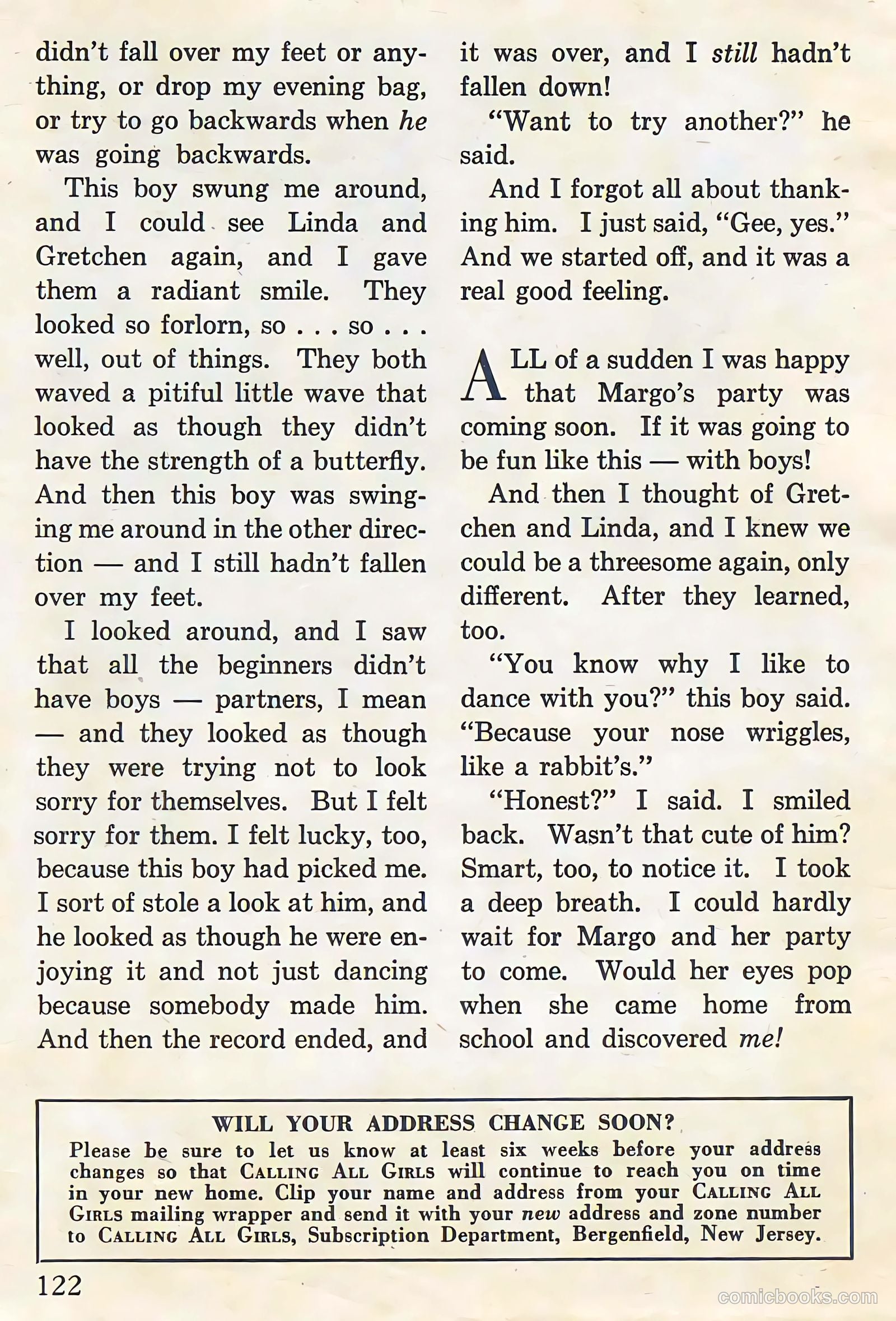 Calling All Girls #64 (1960) — page 122