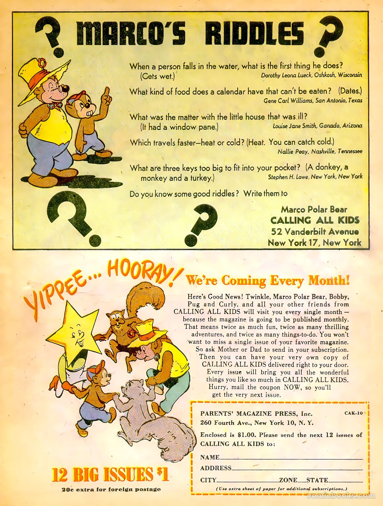 Calling All Kids #10 (1947) — page 27