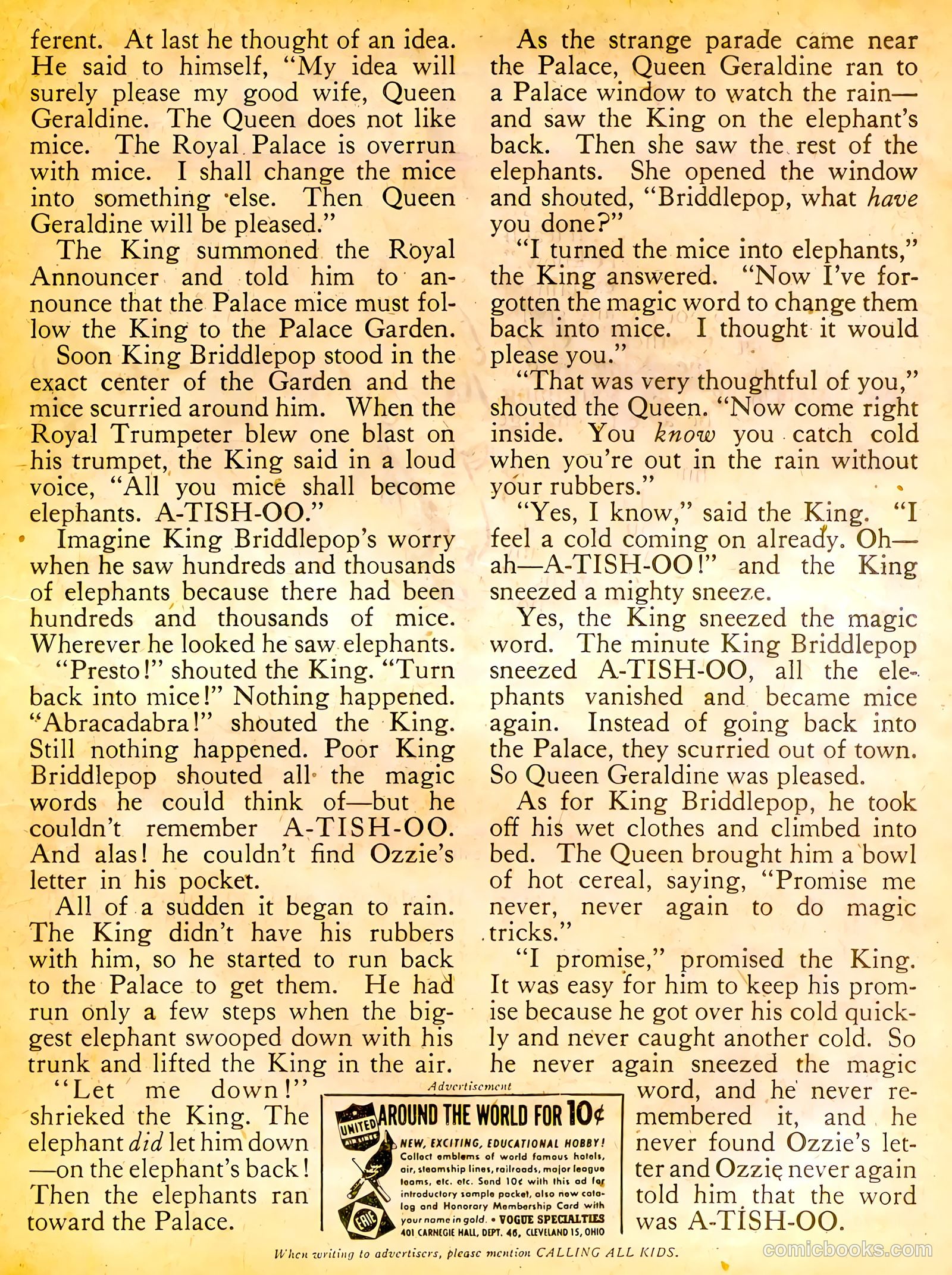 Calling All Kids #12 (1947) — page 21