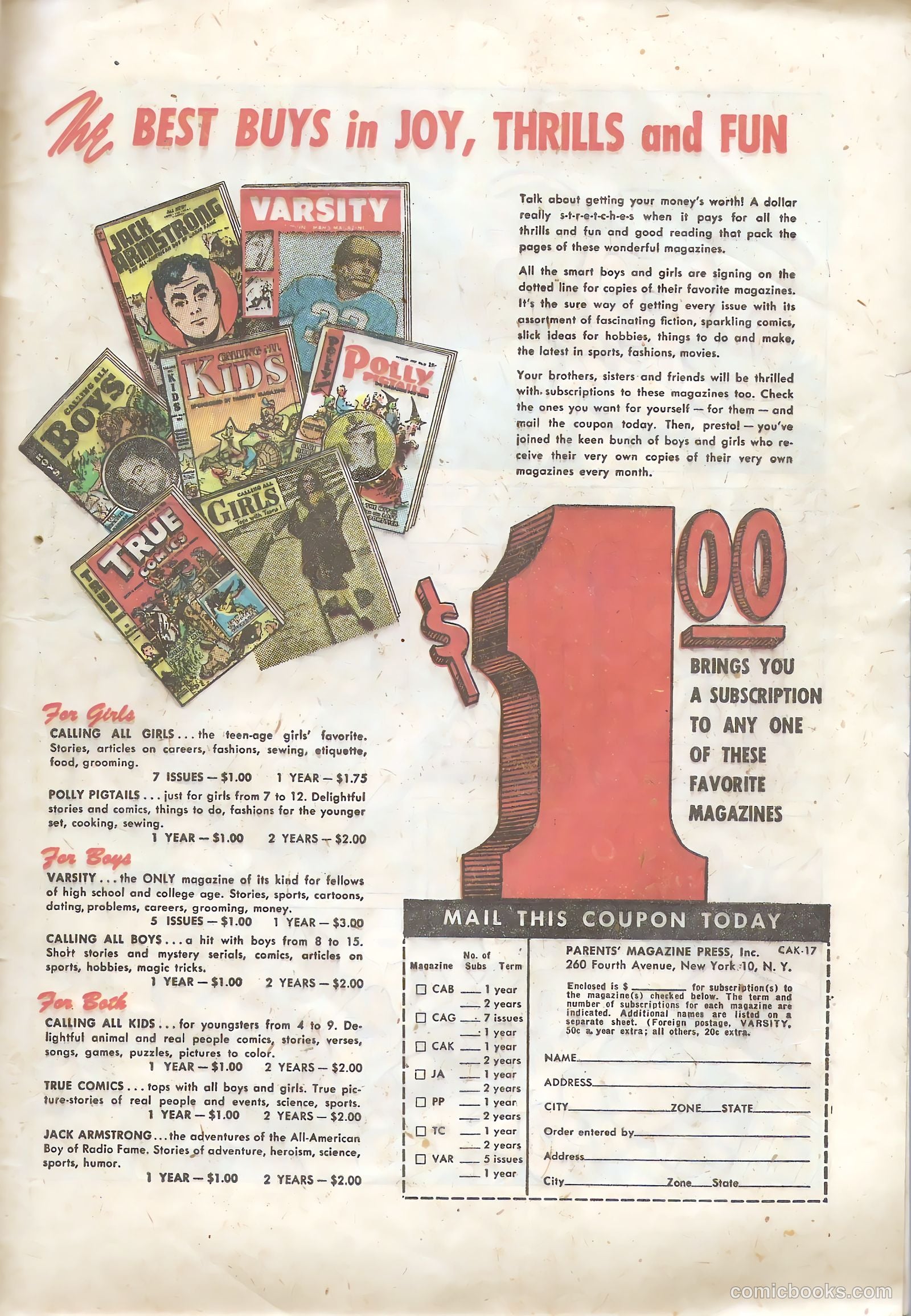 Calling All Kids #17 (1948) — page 29