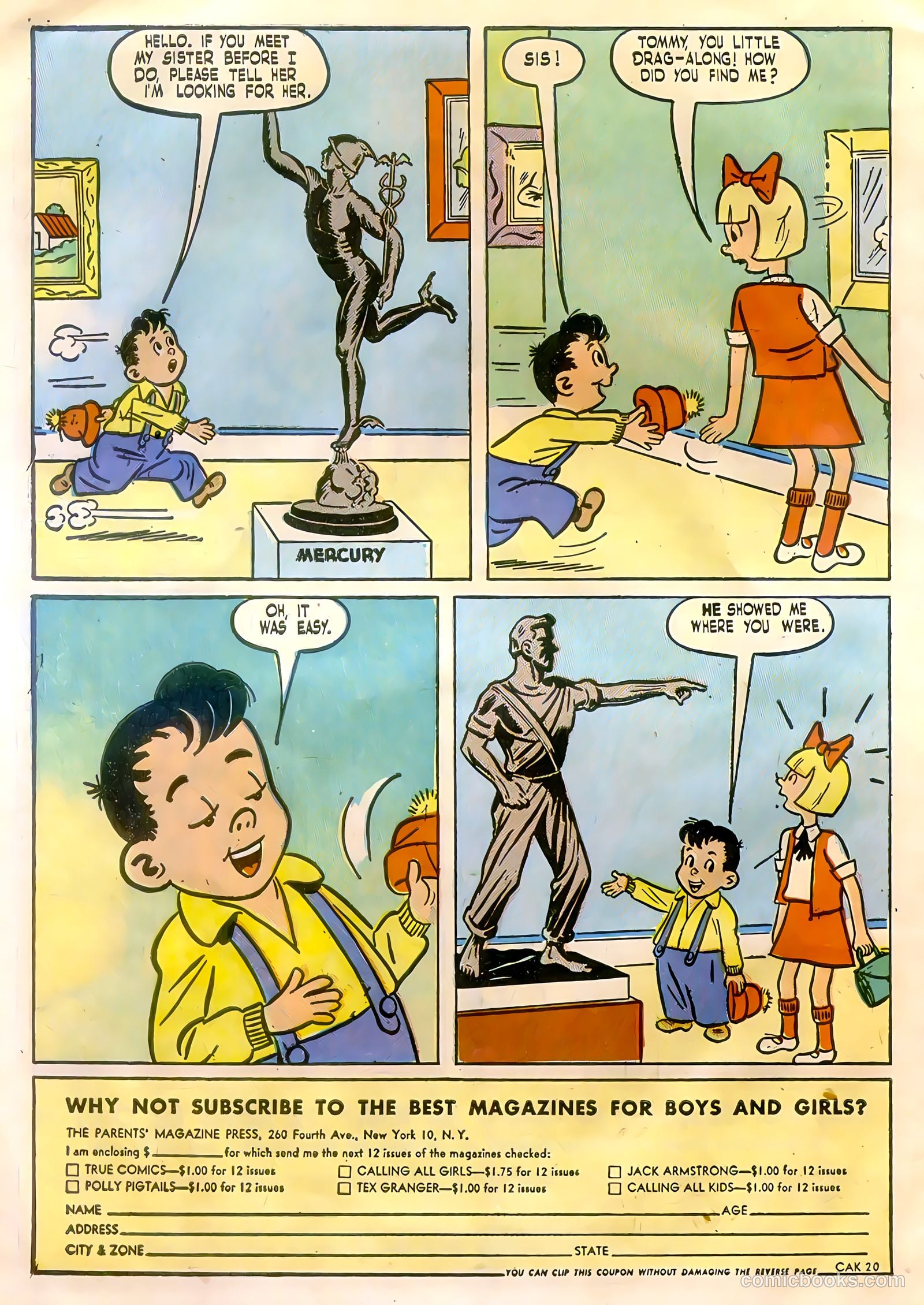 Calling All Kids #20 (1948) — page 32