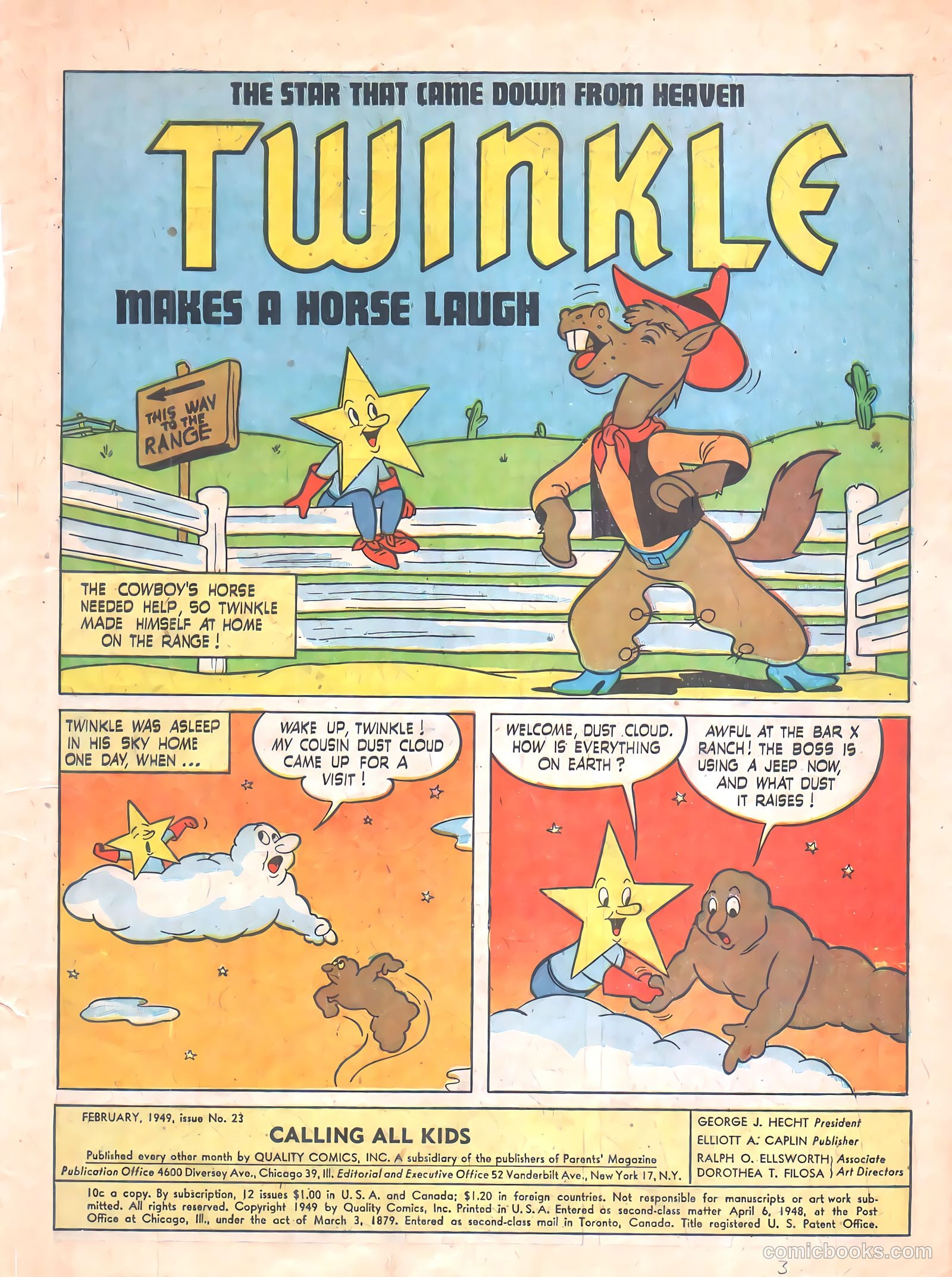 Calling All Kids #23 (1949) — page 3 of 34