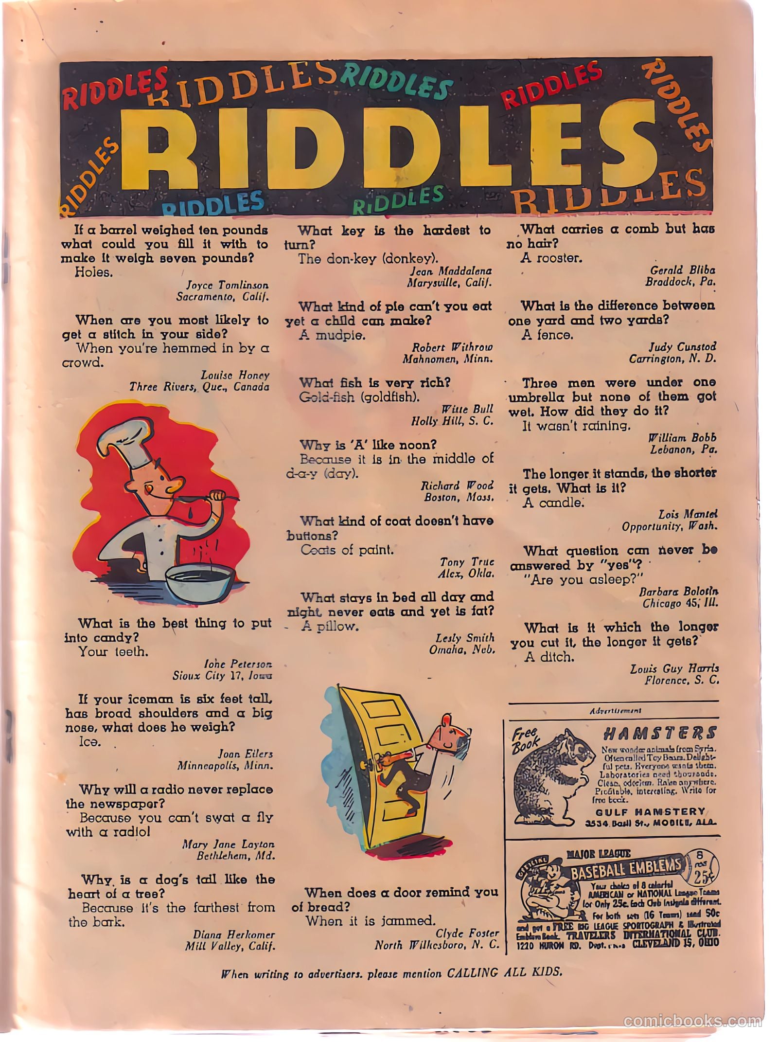 Calling All Kids #26 (1949) — page 19