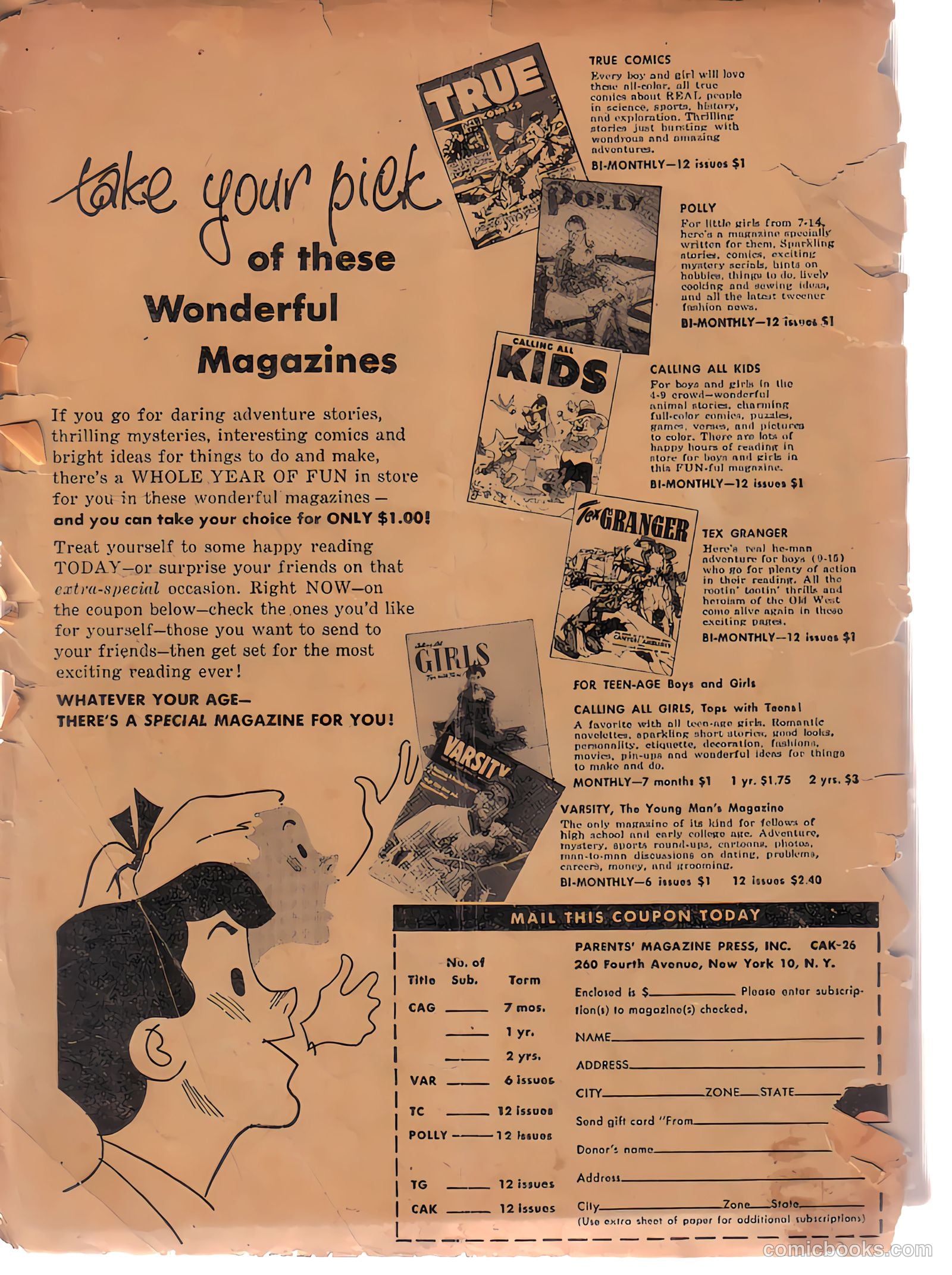 Calling All Kids #26 (1949) — page 36