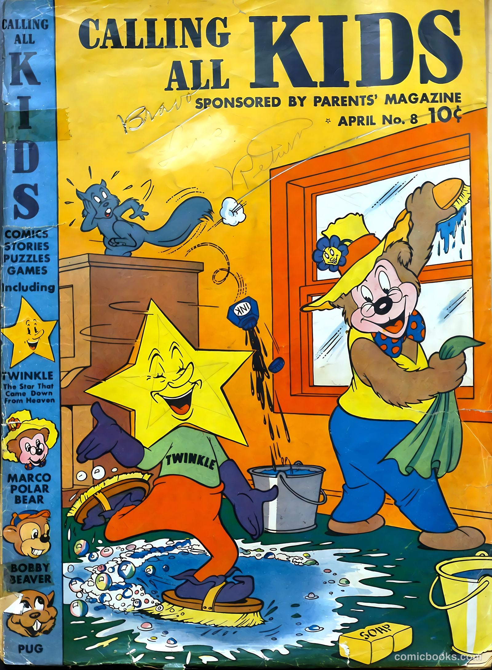 Calling All Kids #8 cover