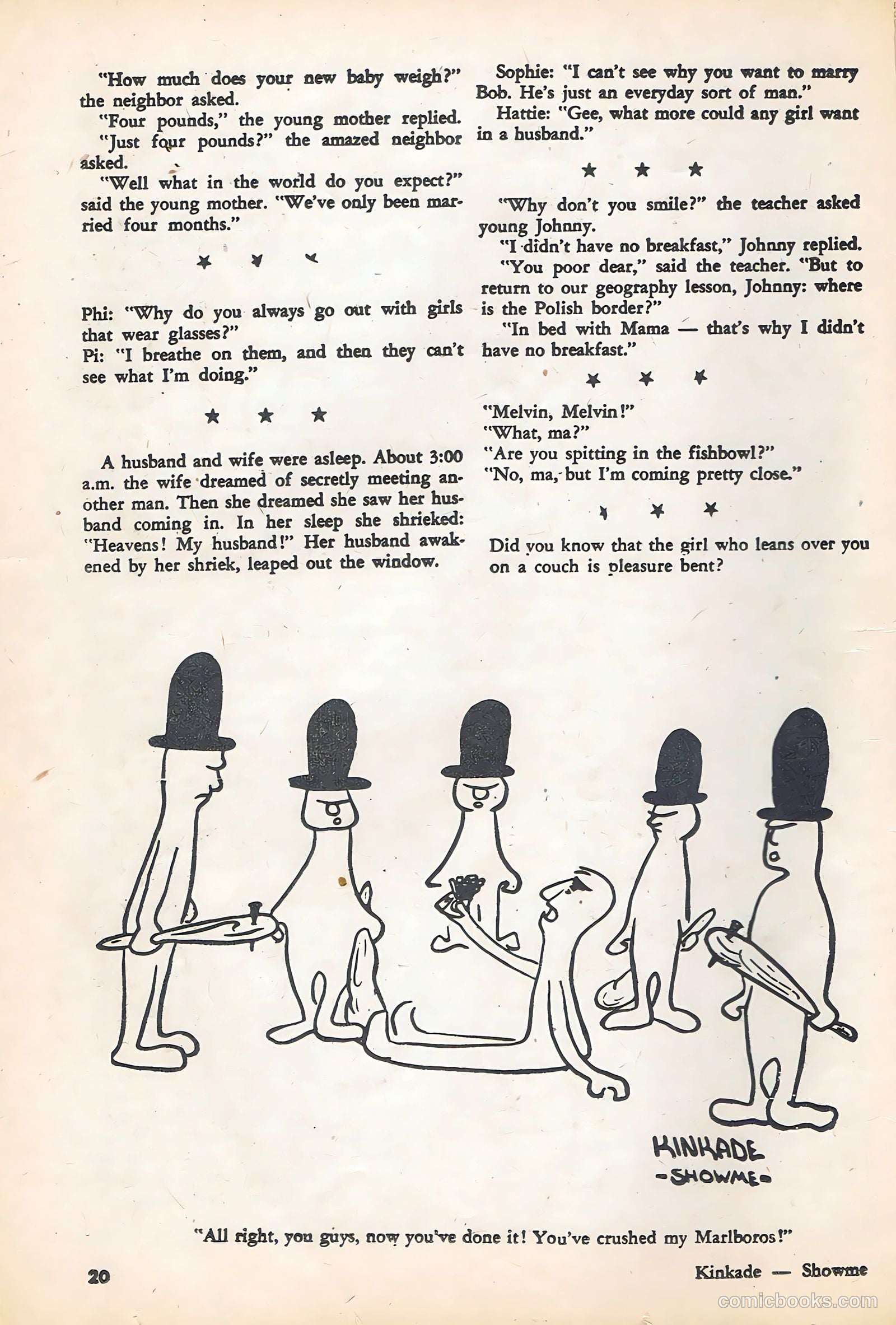 Campus Humor #1 (1957) — page 20 of 62