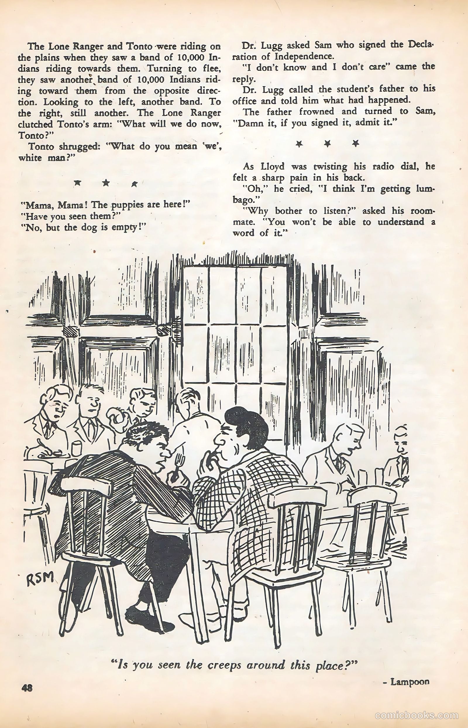 Campus Humor #1 (1957) — page 44 of 62