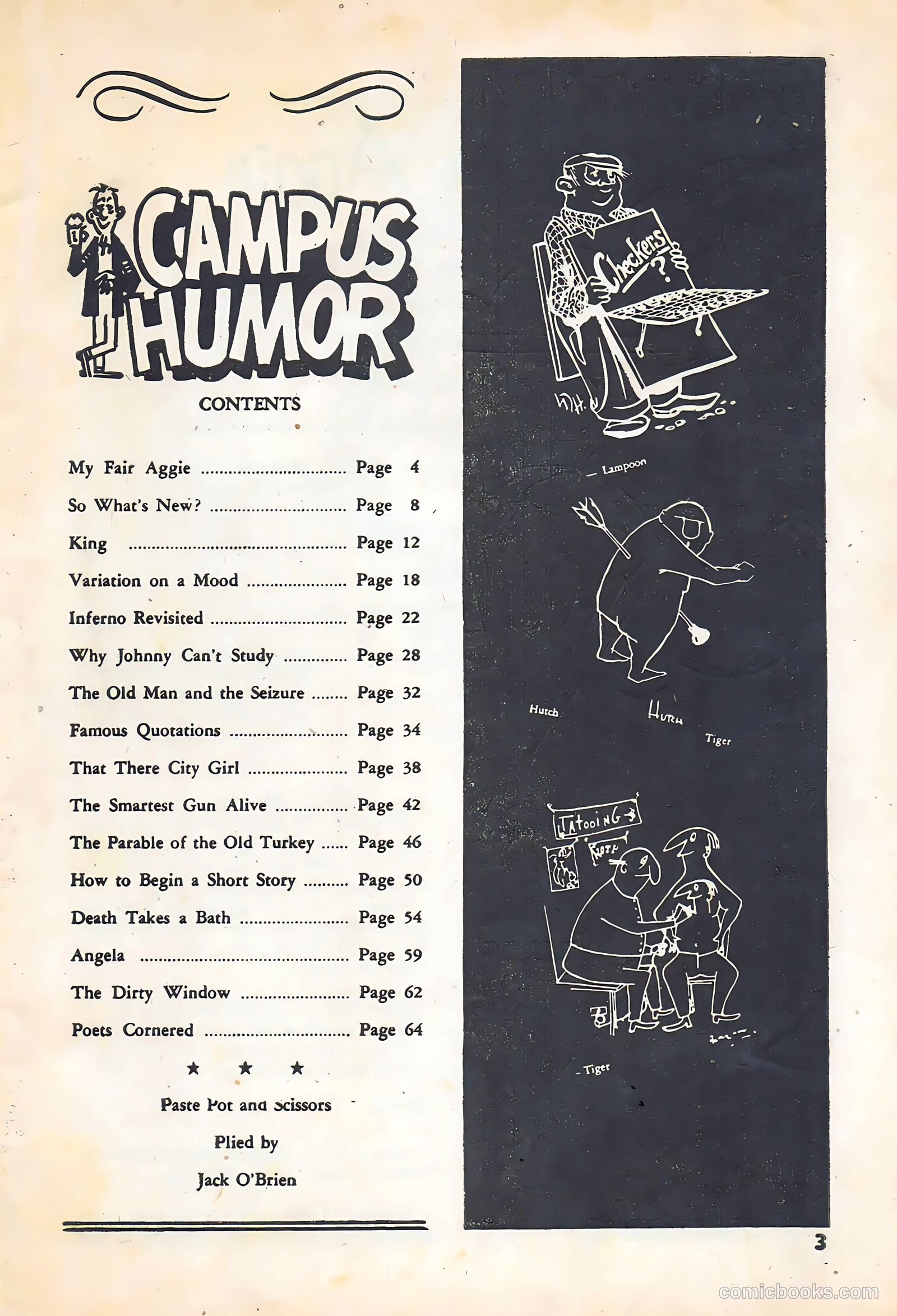 Campus Humor #3 (1957) — page 3 of 63