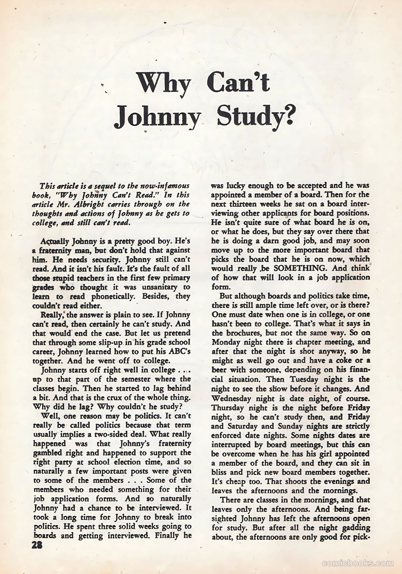 Campus Humor #3 (1957) — page 27 of 63