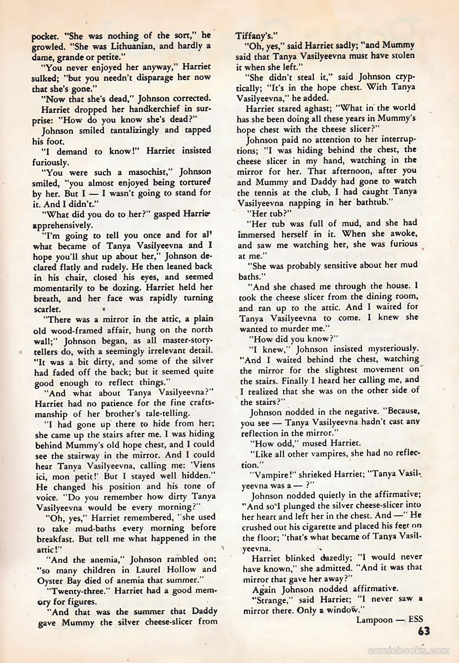 Campus Humor #3 (1957) — page 58 of 63